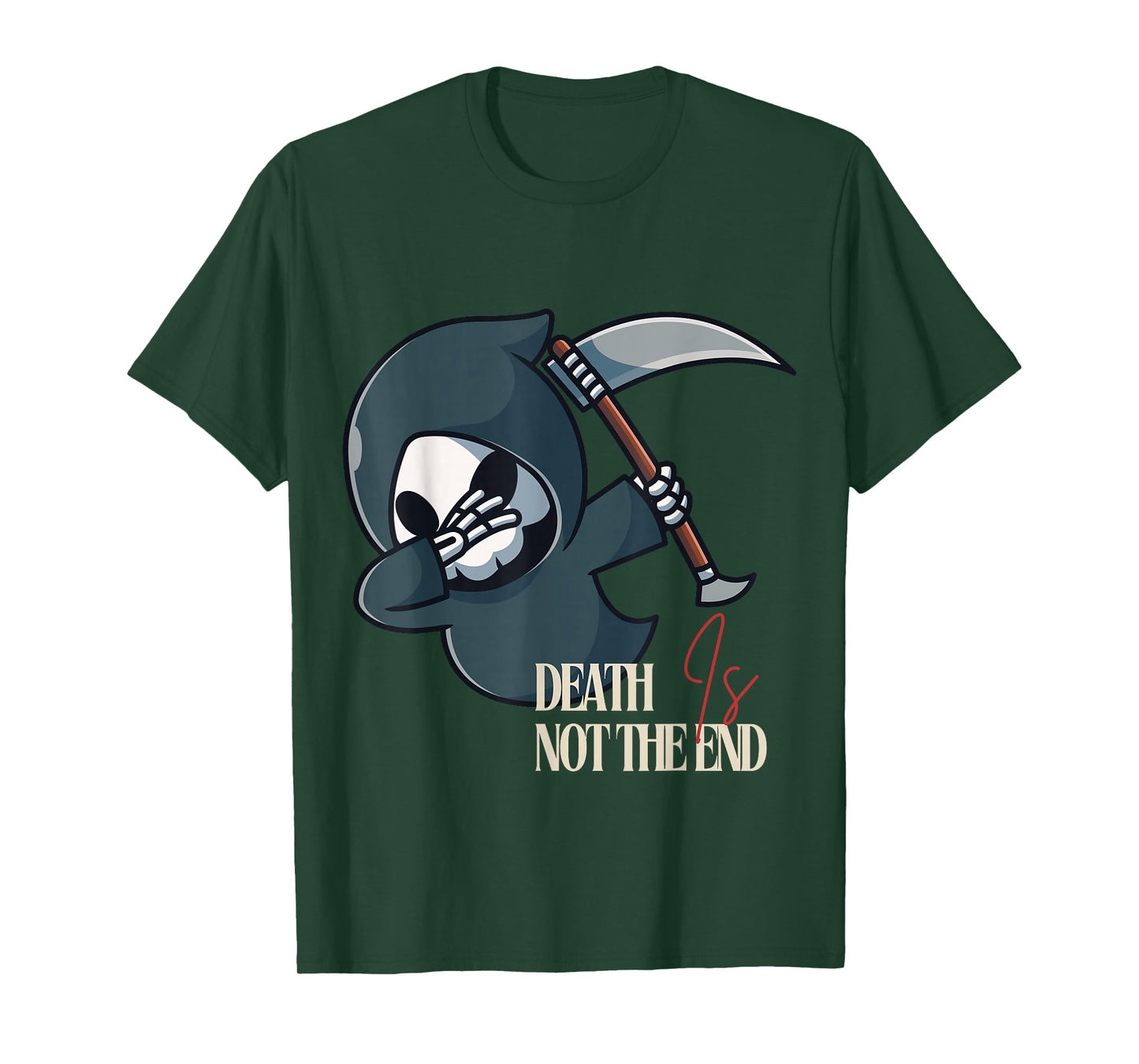 Death Halloween Dab is Not The End Graphic Spooky T-Shirt