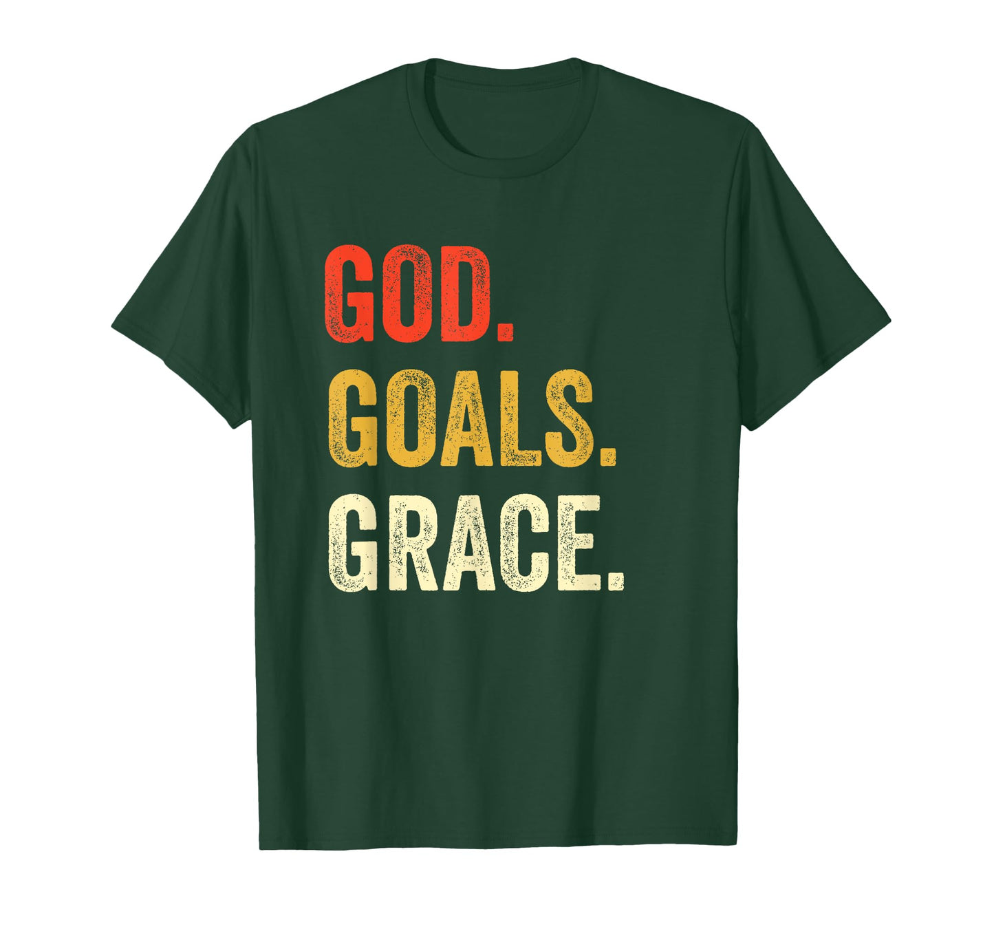 God Goals Grace Christian Workout Fitness Gym Gift T-Shirt