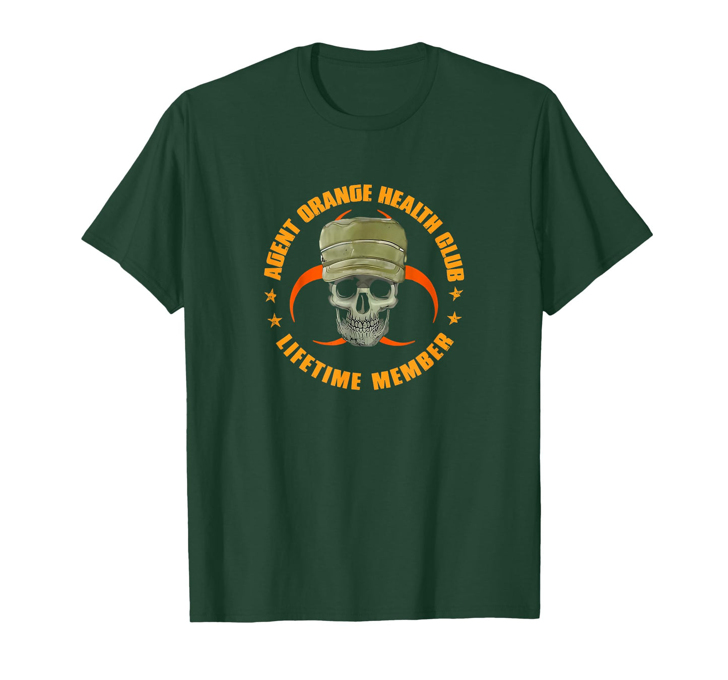 Orange Agent Health Club Lifetime Member Vietnam Veterans T-Shirt