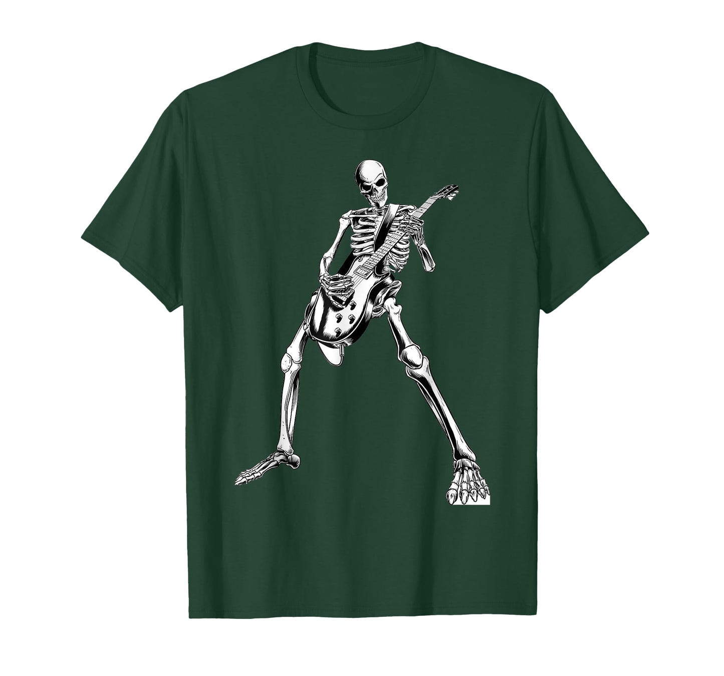 Skeleton playing guitar electric Acoustic Classical T-Shirt
