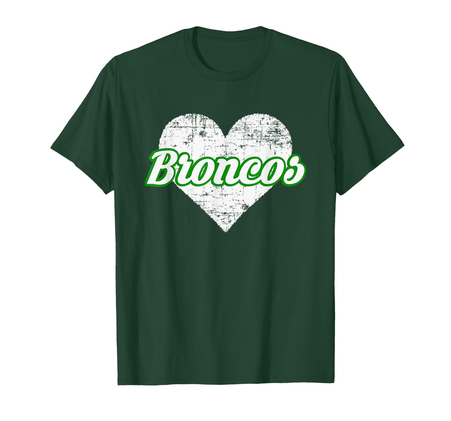 Blackfoot Broncos Over Heart T-Shirt