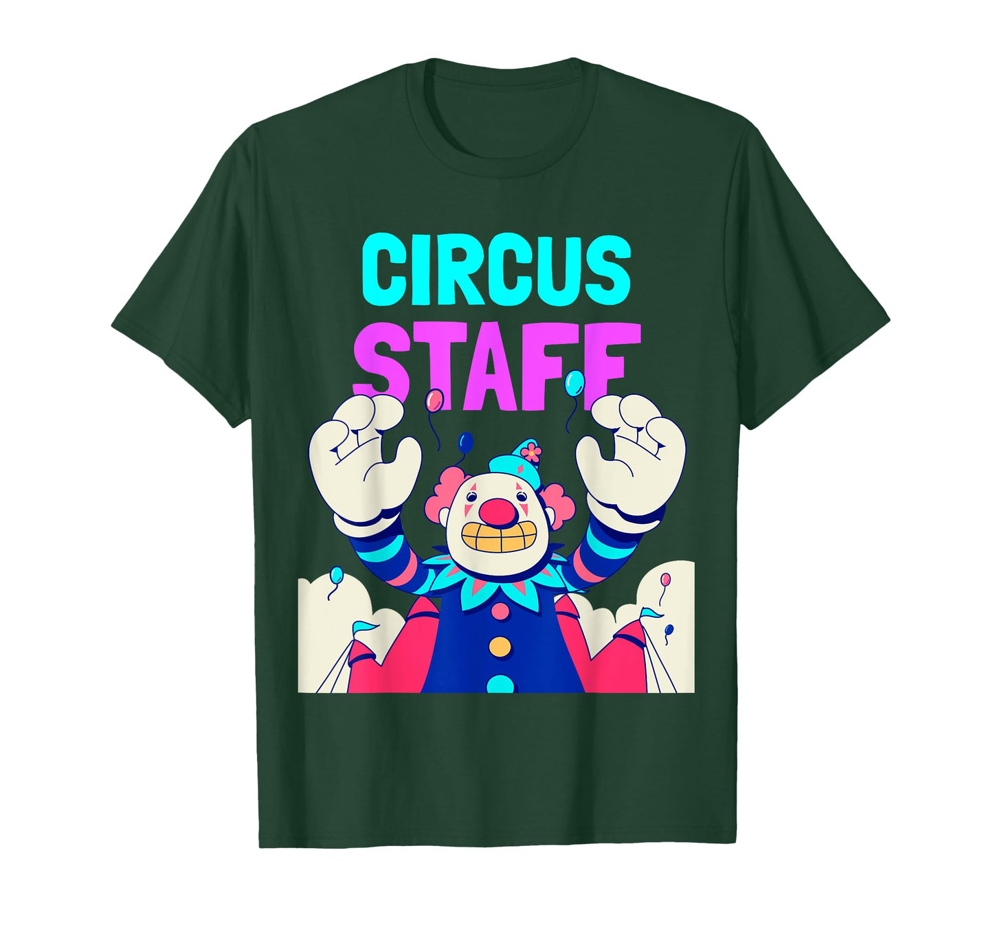 Circus Staff Funny Clown Costume Circus T-Shirt