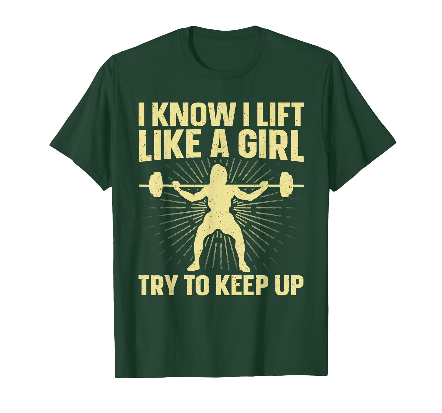 Powerlifting Art For Women Girls Weightlifting Power Lifting T-Shirt