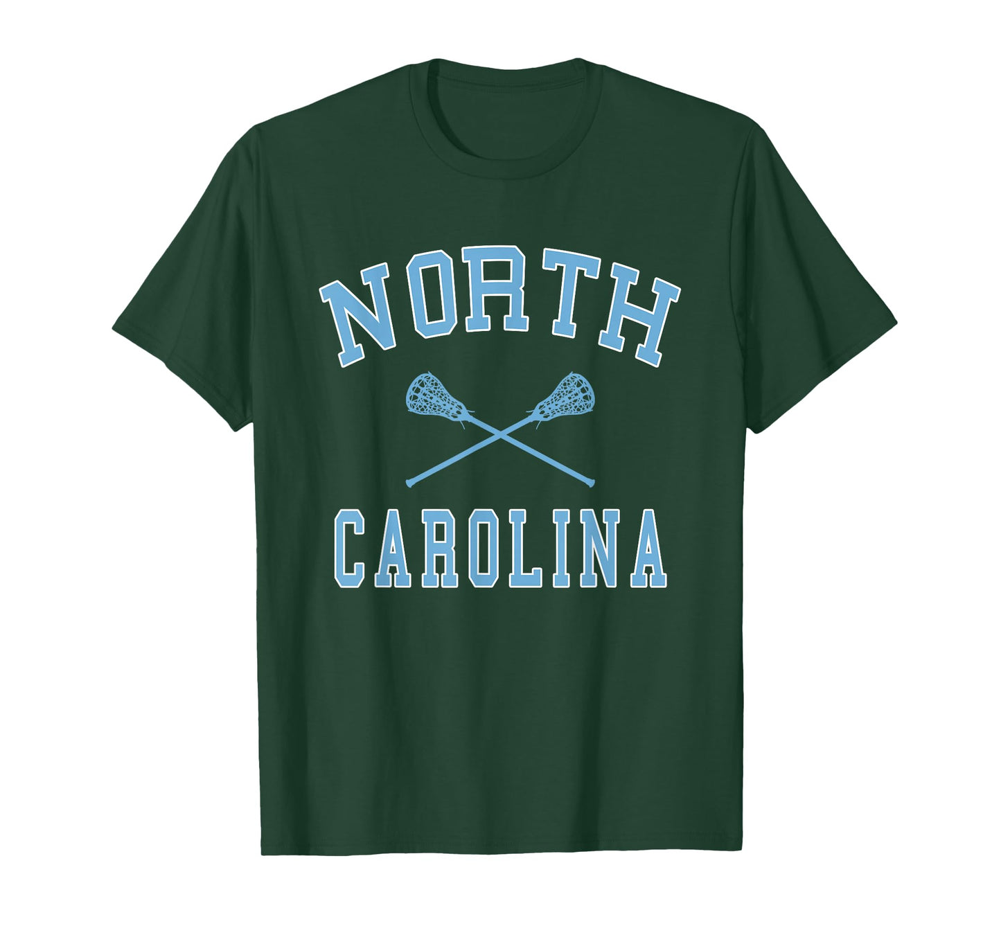 North Carolina Lacrosse Vintage NC LAX Weathered T-Shirt