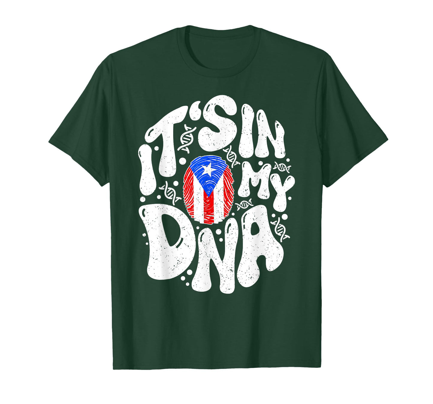 Puerto Rican It's In My DNA Puerto Rico Flag Pride Boricua T-Shirt