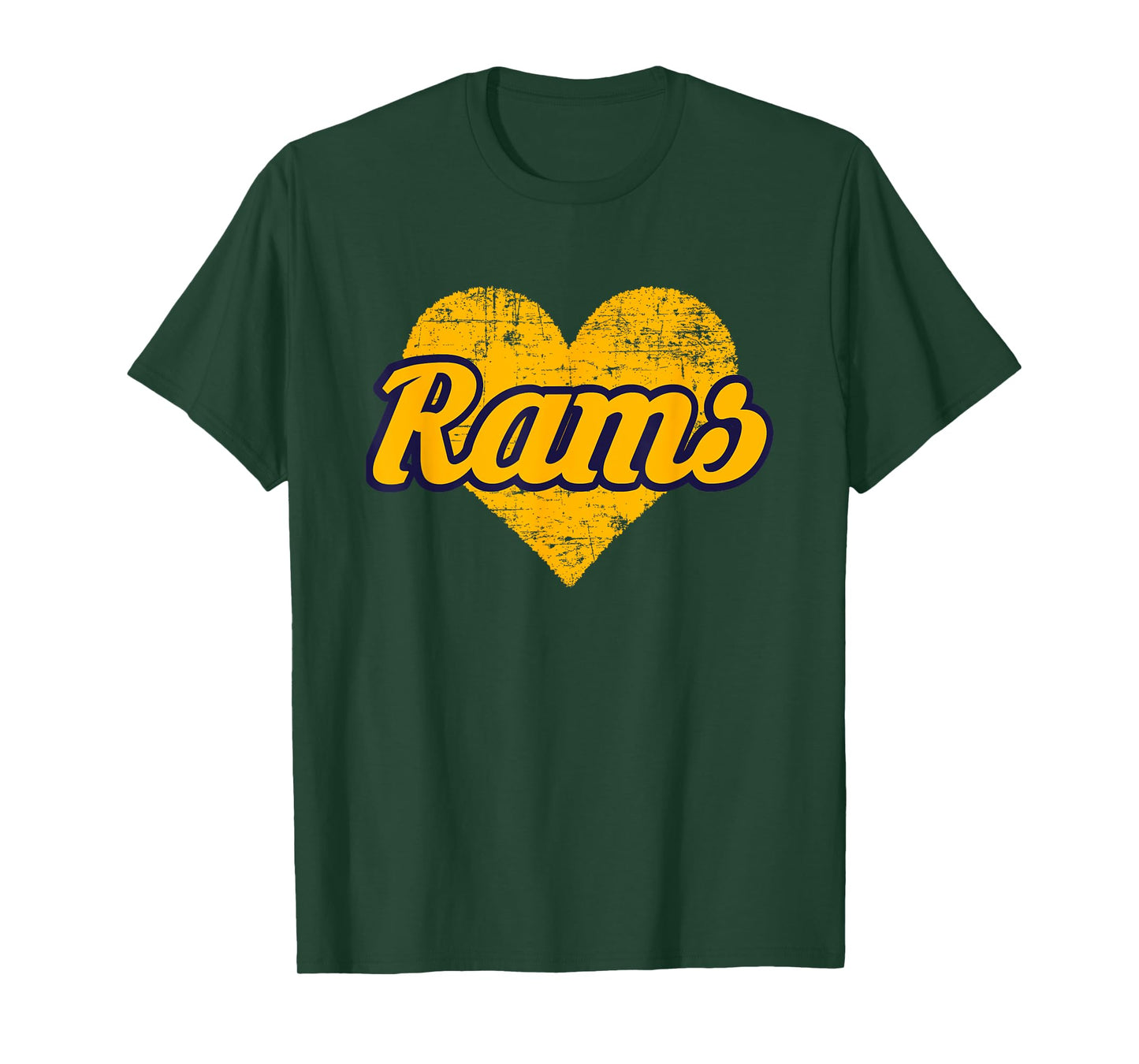 Reidsville Rams Over Heart T-Shirt