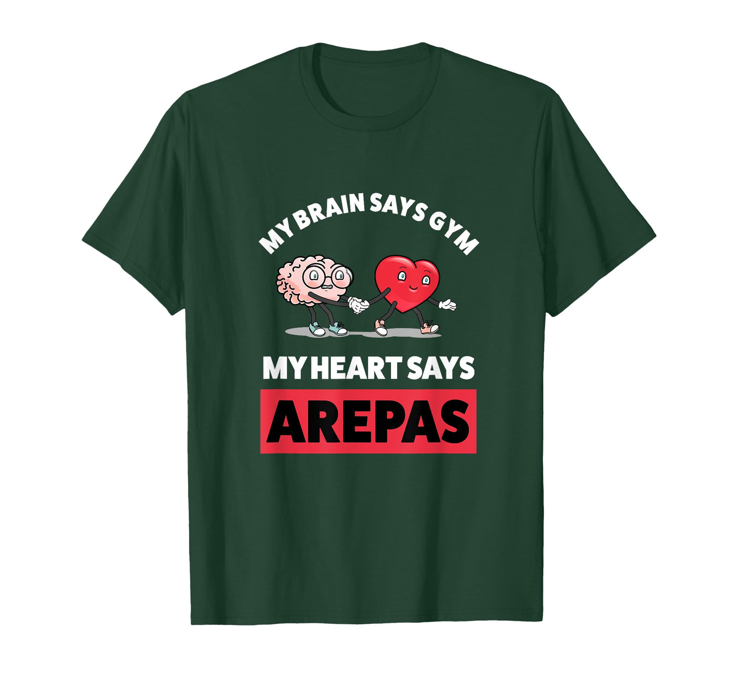 Funny Arepa Gym Gift Funny Colombian Arepas T-Shirt