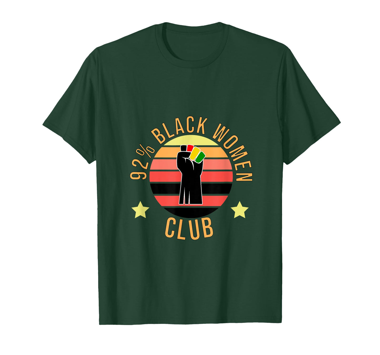 92% Black Woman Club T-Shirt