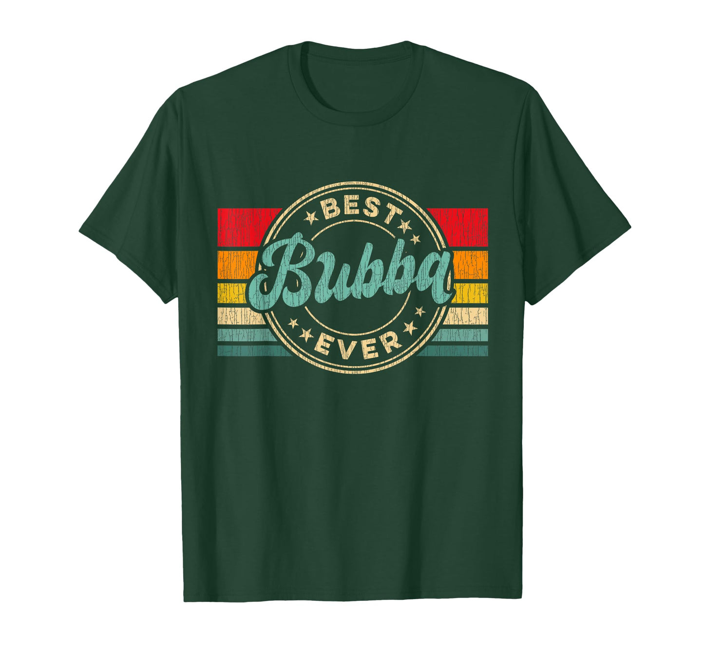 Best Bubba Ever Vintage Retro Father's Day Gift T-Shirt