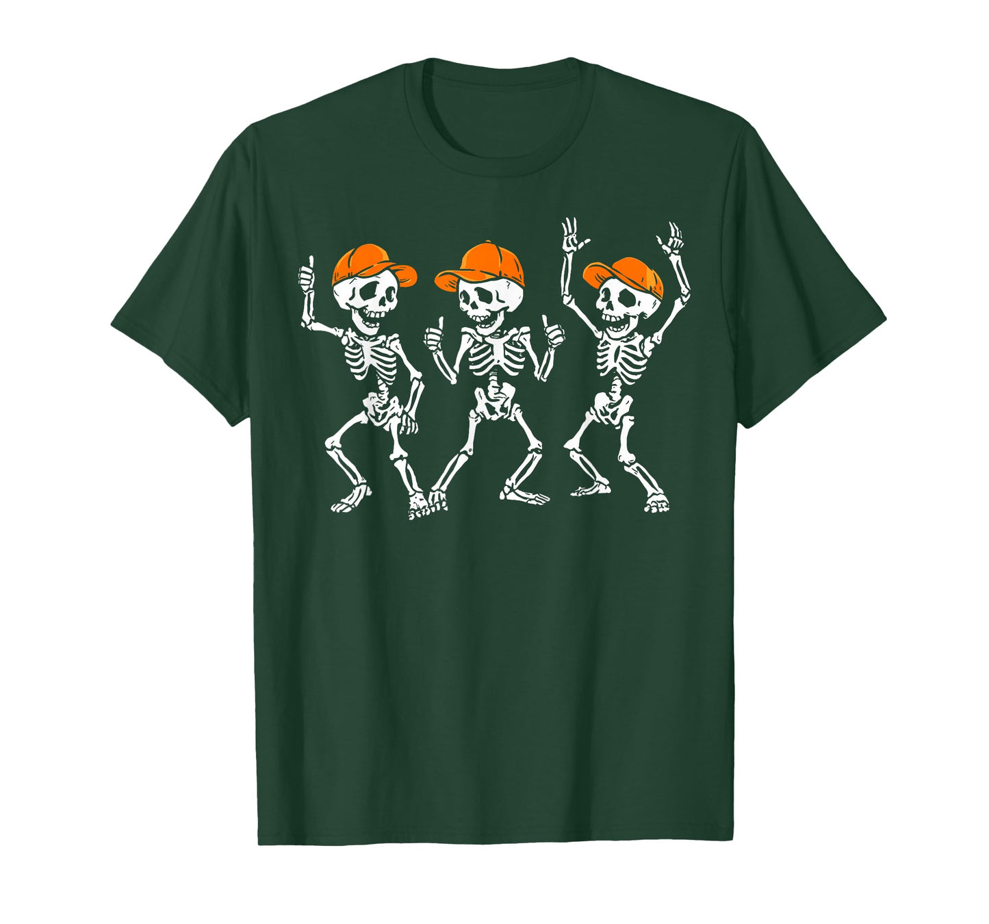 Funny Cute Dancing Skeleton Halloween Boys Kids Toddlers T-Shirt