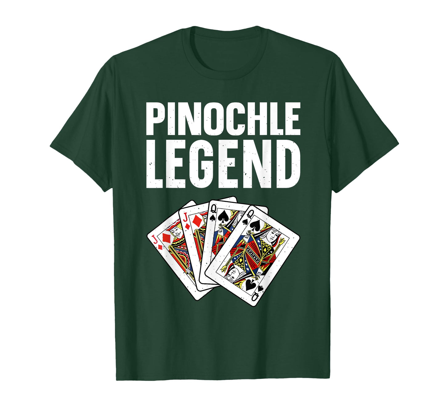 Funny Pinochle Art For Men Women Card Game Pinochle Players T-Shirt