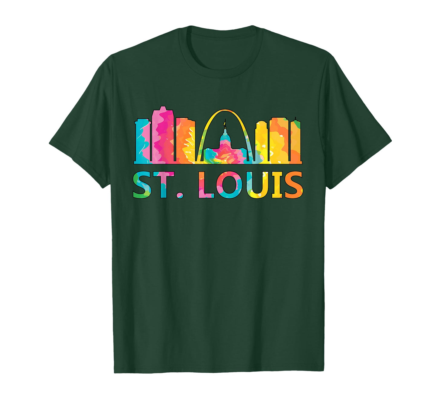 St Louis Mens Womens Kids St Louis USA American Tie Dye T-Shirt