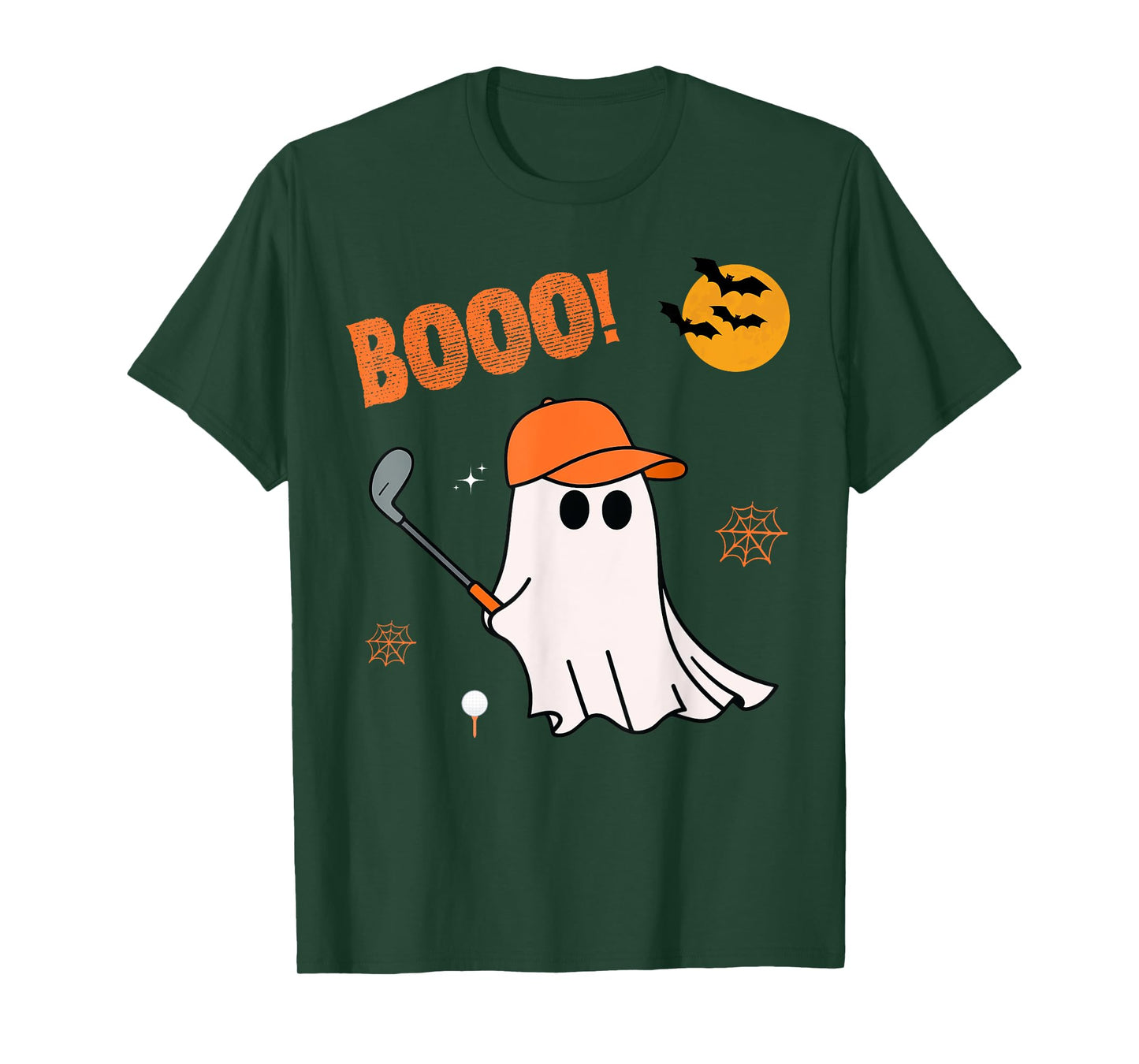 Halloween Golf Skeleton Spooky Vintage Funny Golf Halloween T-Shirt