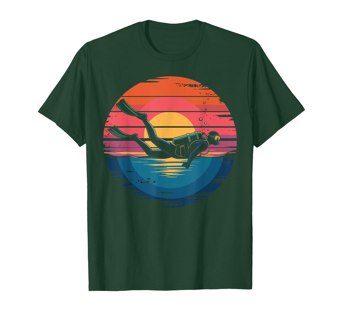 Vintage Scuba Diving Retro Ocean Explorer Gifts Men Women T-Shirt