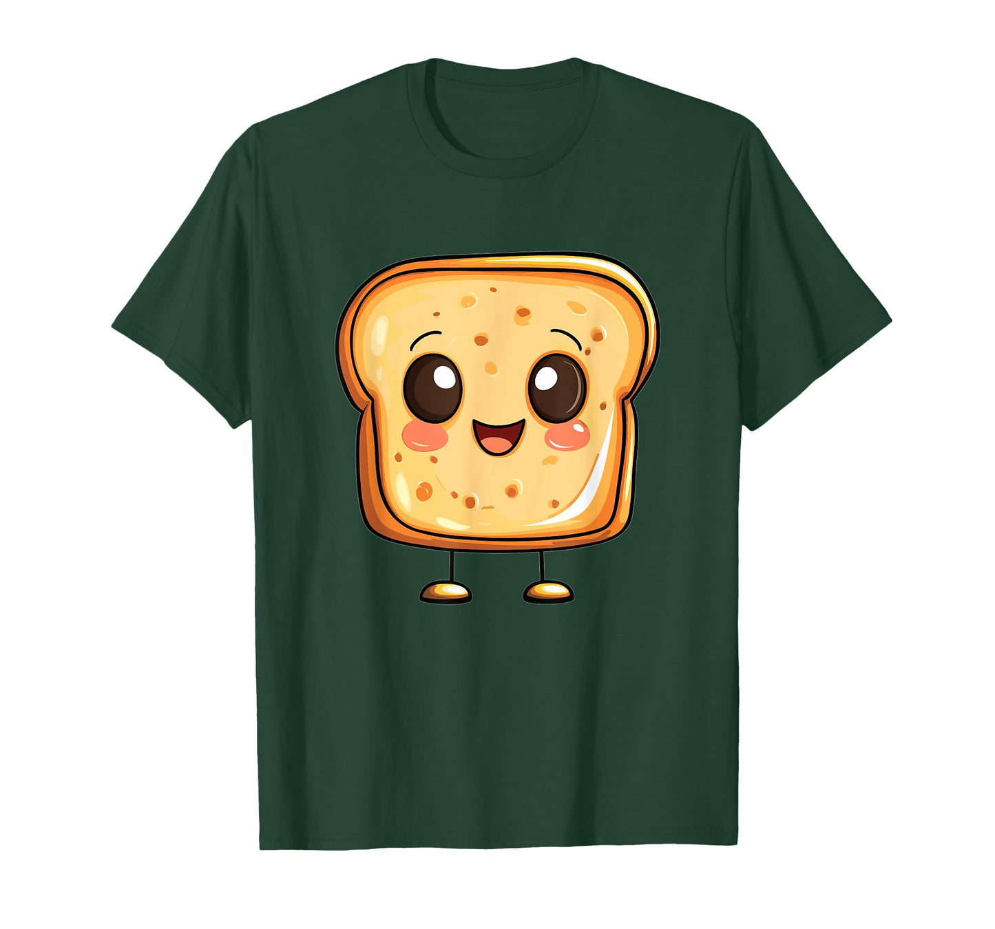 Adorable Toast Cartoon T-Shirt