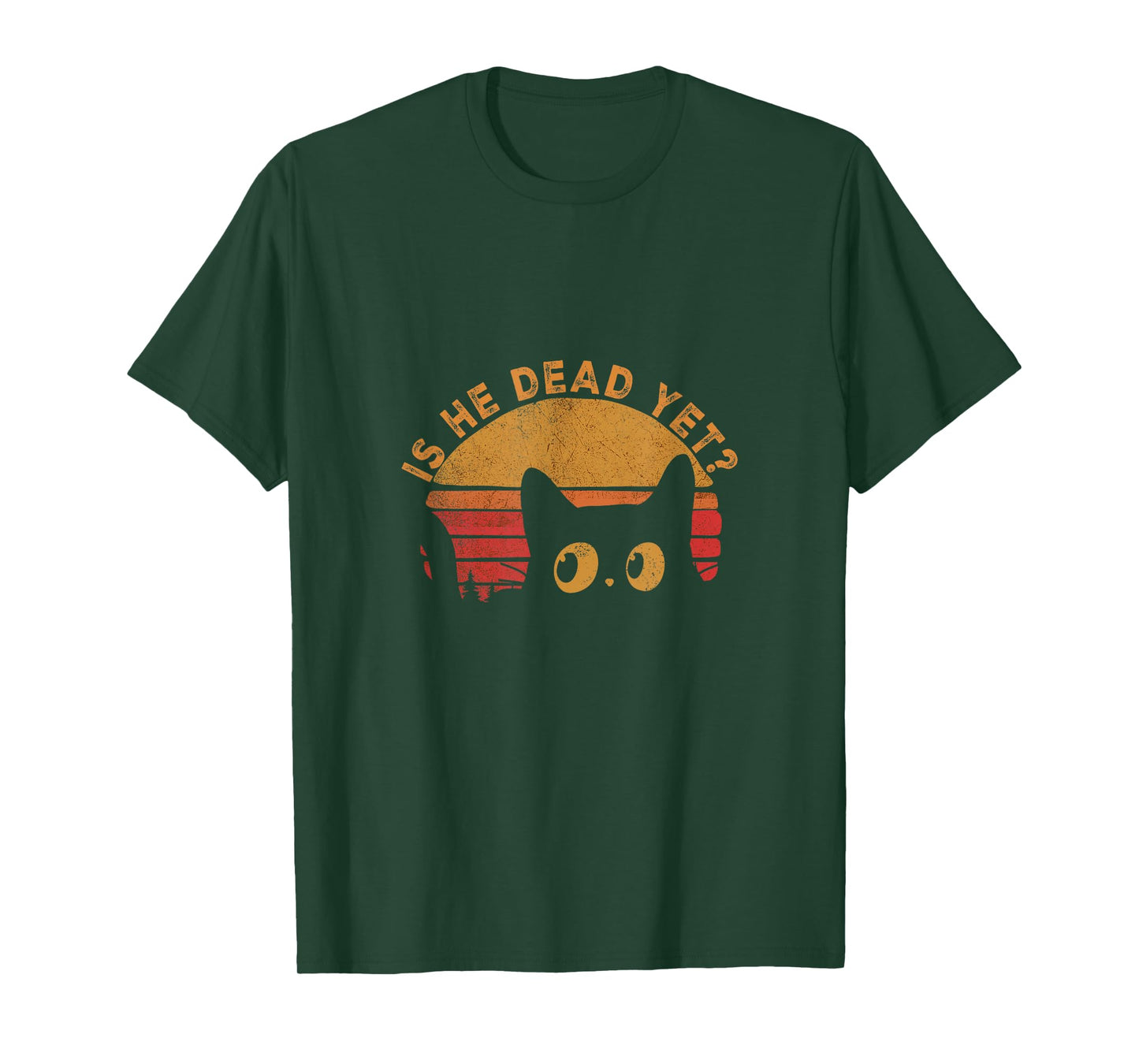 Is-He-Vintage-Dead-Yet cat T-Shirt