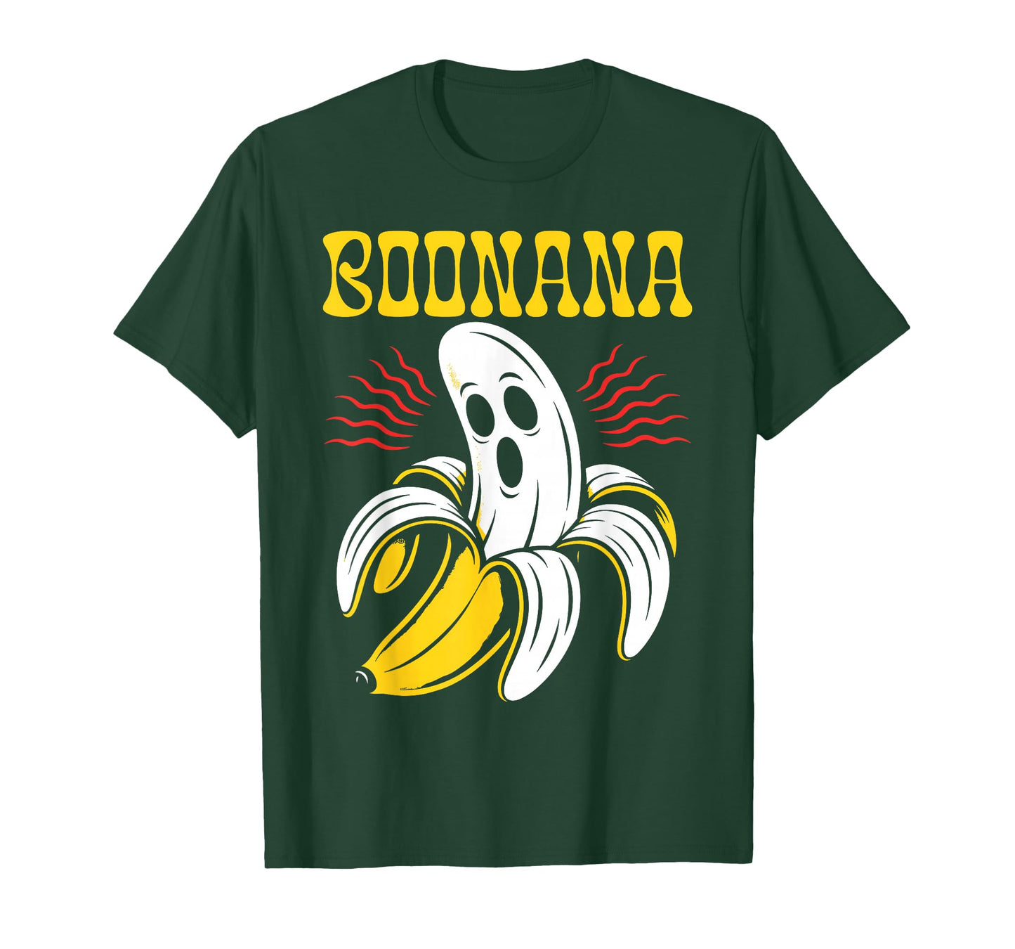 Boonana Cute Ghost Banana Halloween Costume Men Women Kids T-Shirt