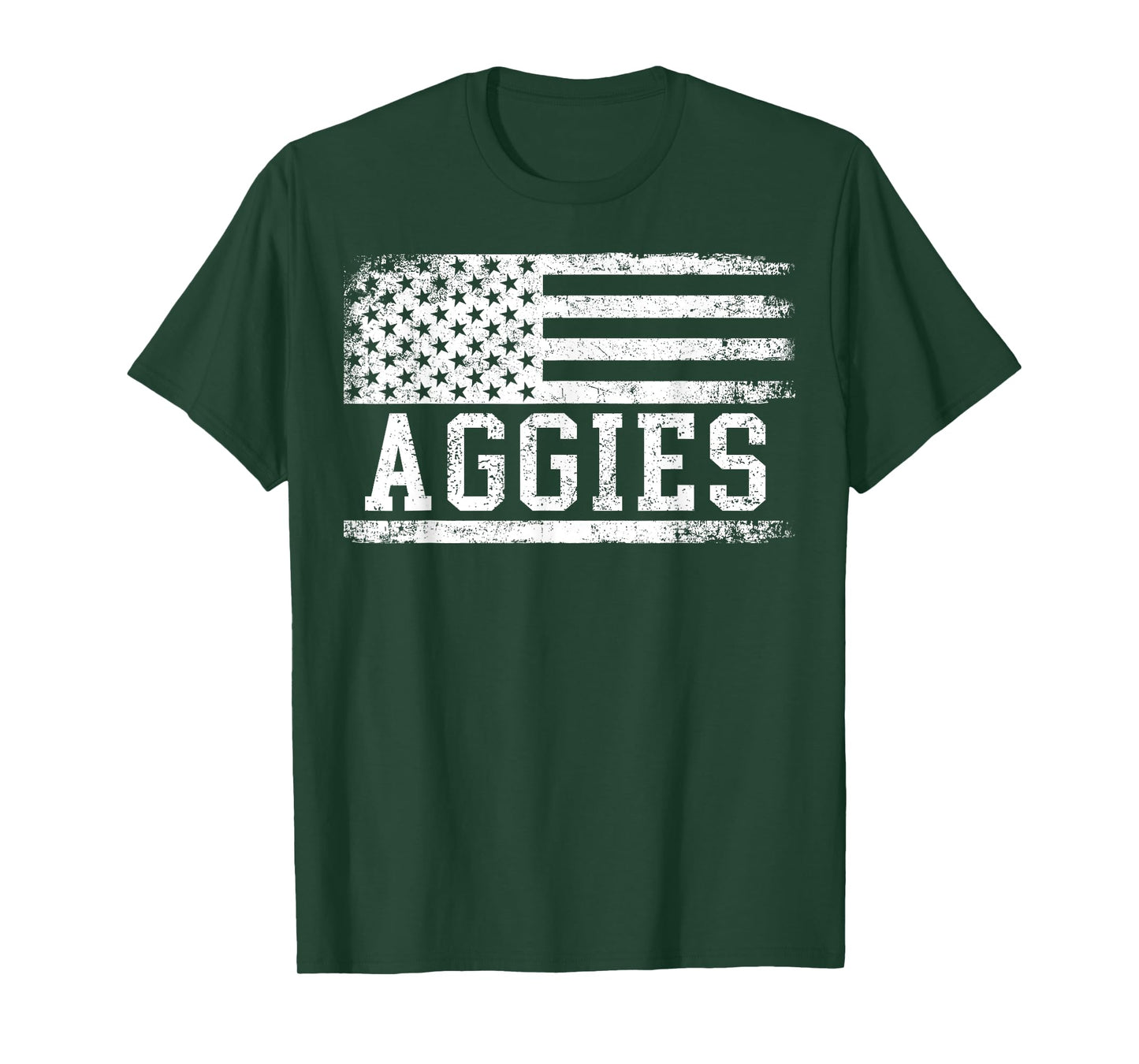 Retro Personalized Aggies-Heart Men Women Kid T-Shirt