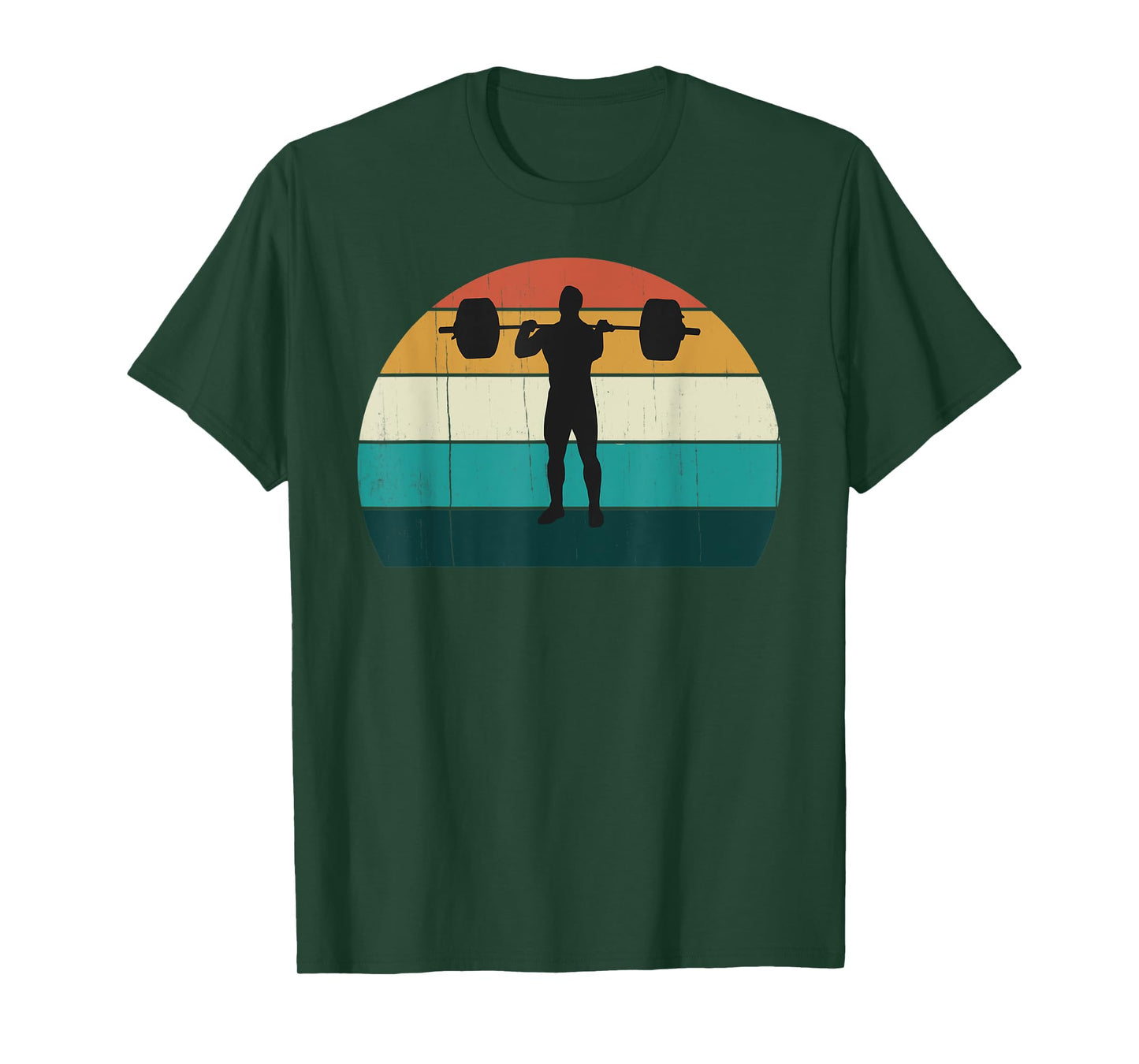 Retro Weightlifter - Vintage Gym Powerlifter / Squat Gift T-Shirt