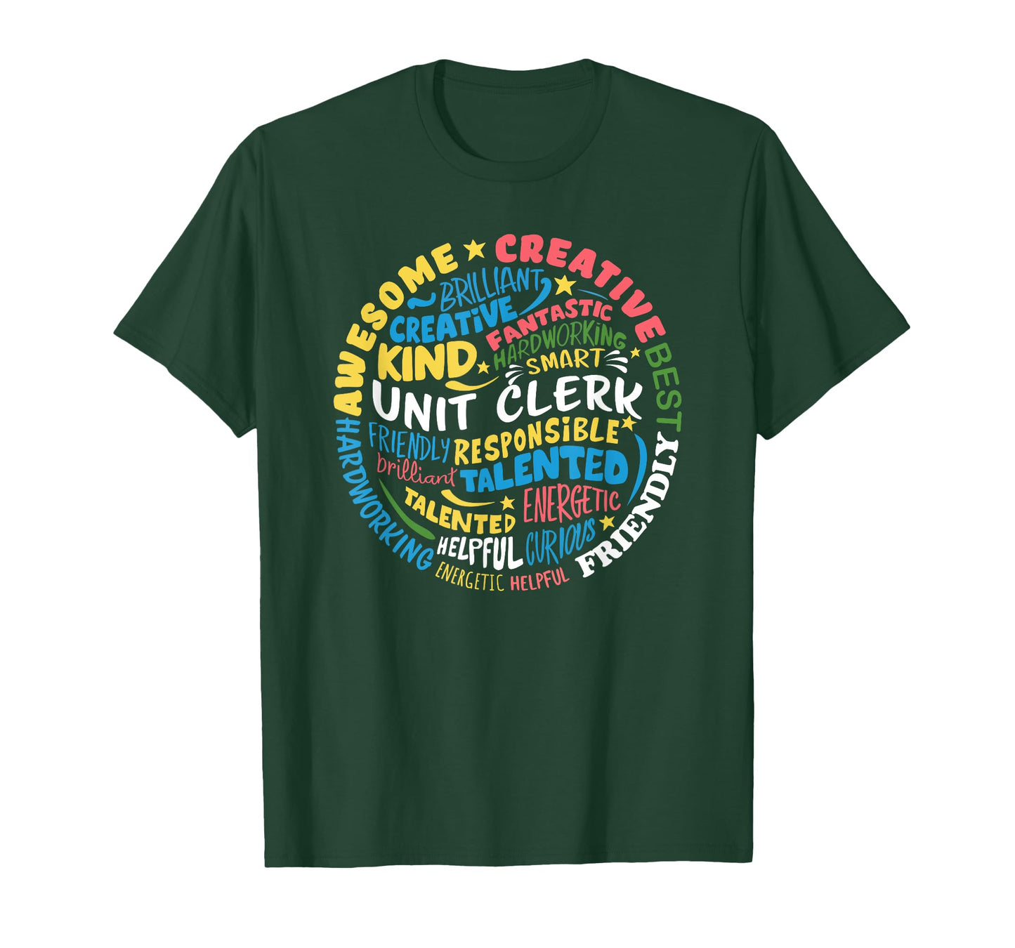 Unit Clerk Tshirt Funny Job Appreciation T-Shirt