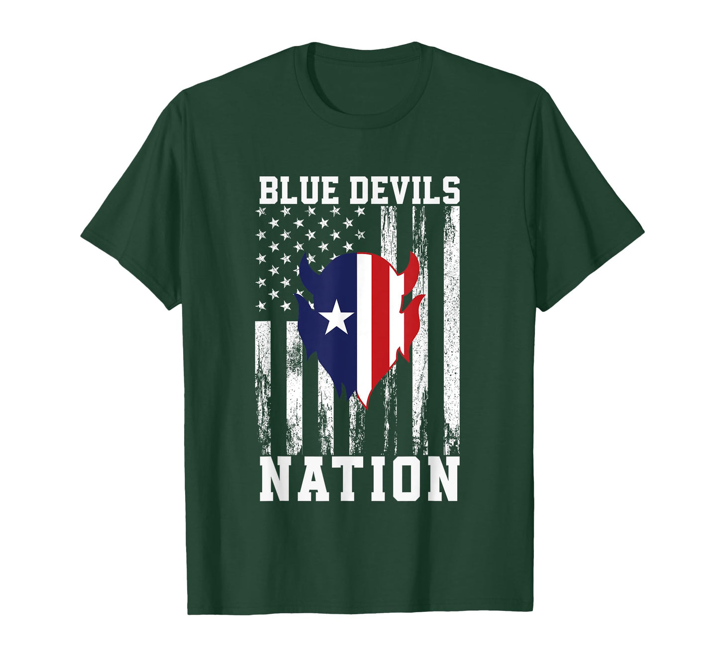 Zanesville Blue Devils Logo Nation HS T-Shirt