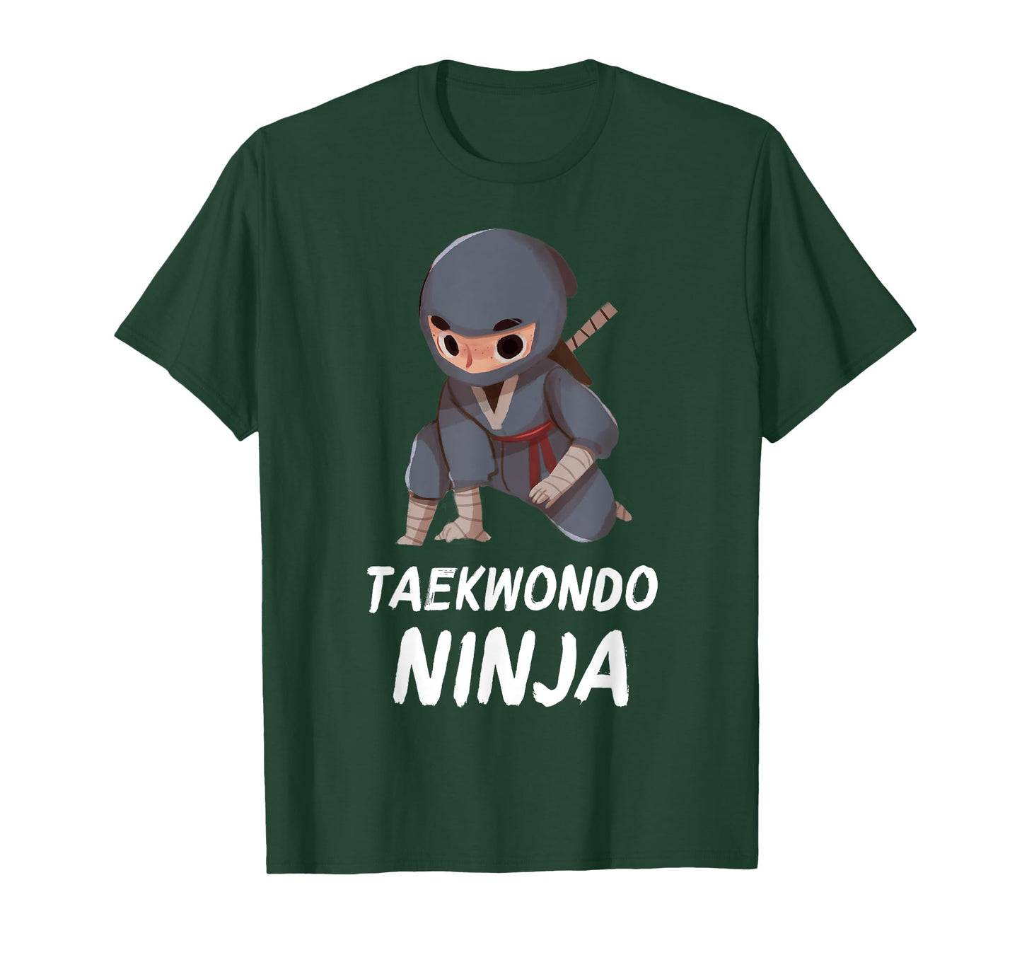 Taekwondo Ninja Boy Funny Martial Arts Sports T-Shirt