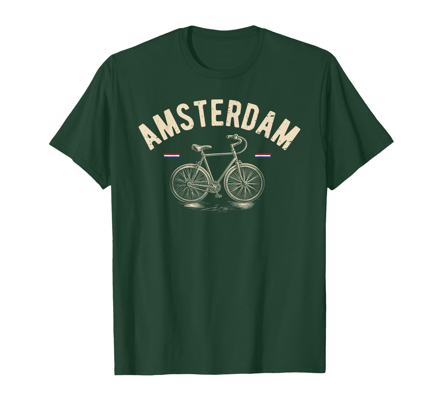 Vintage Bicycle Amsterdam Netherlands | Bike Lover T-Shirt