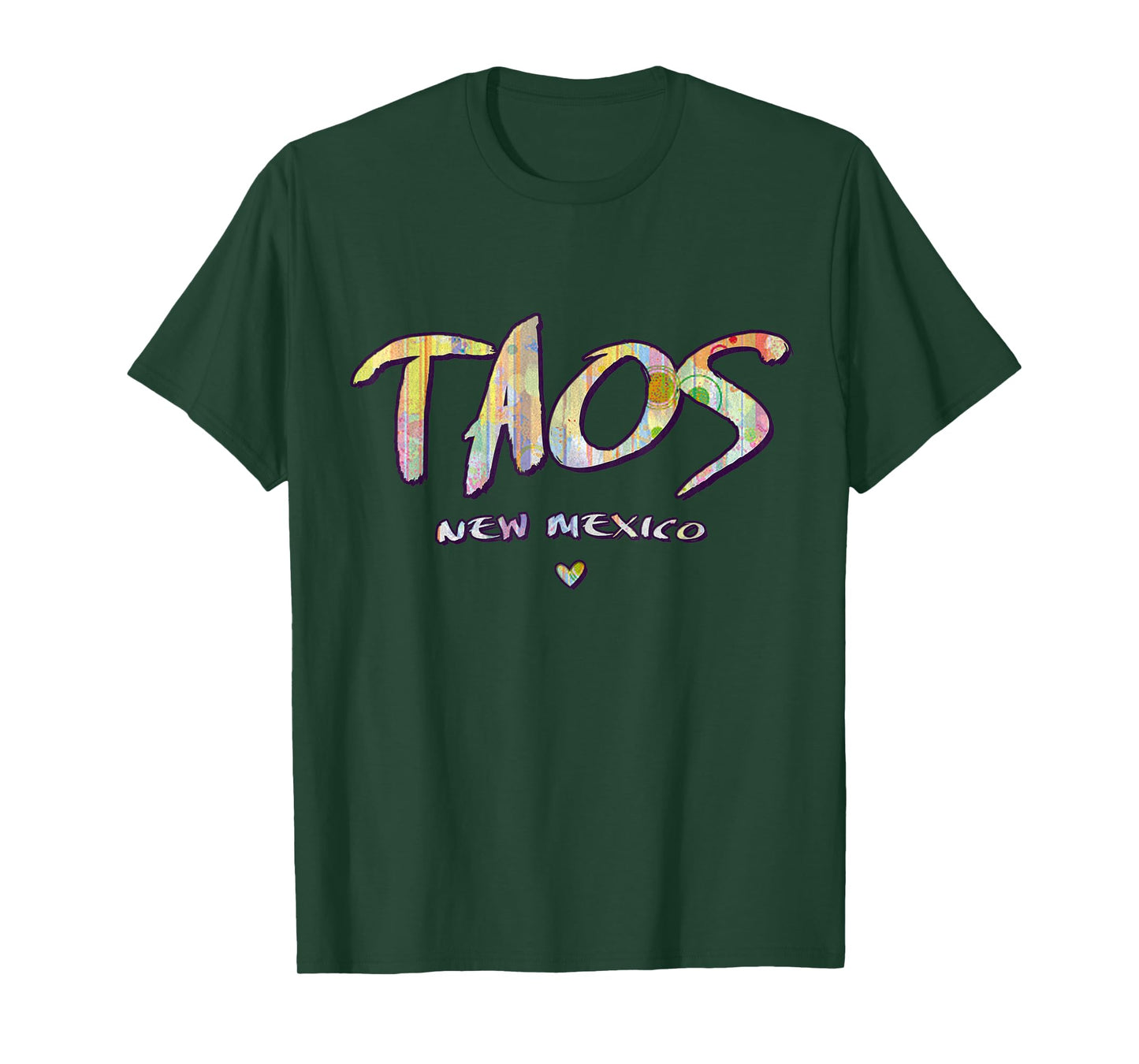 Taos New Mexico - Taos NM Watercolor Logo T-Shirt