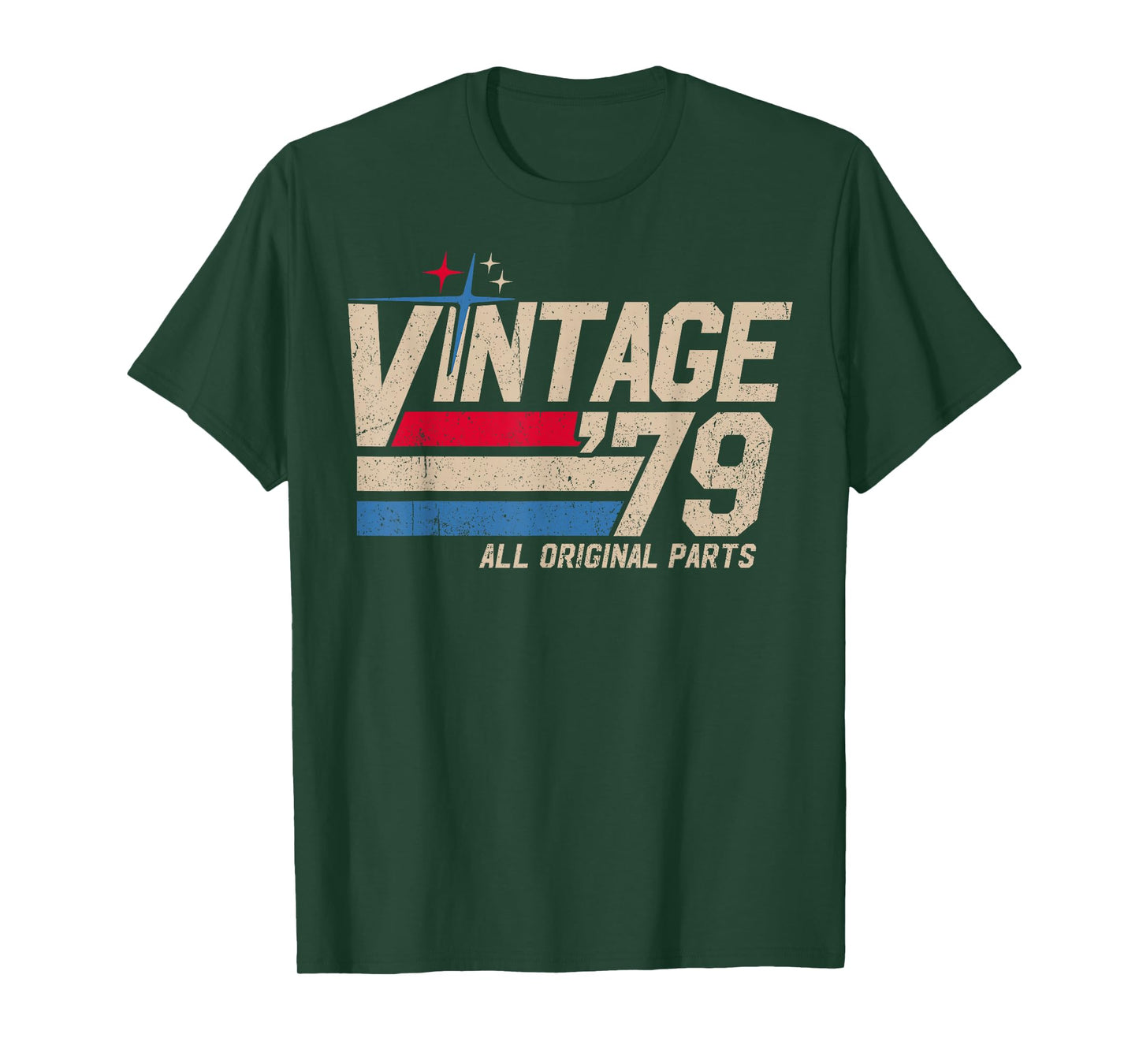 Vintage '79 Retro 46th Birthday for Men Dad USA Since 1979 T-Shirt