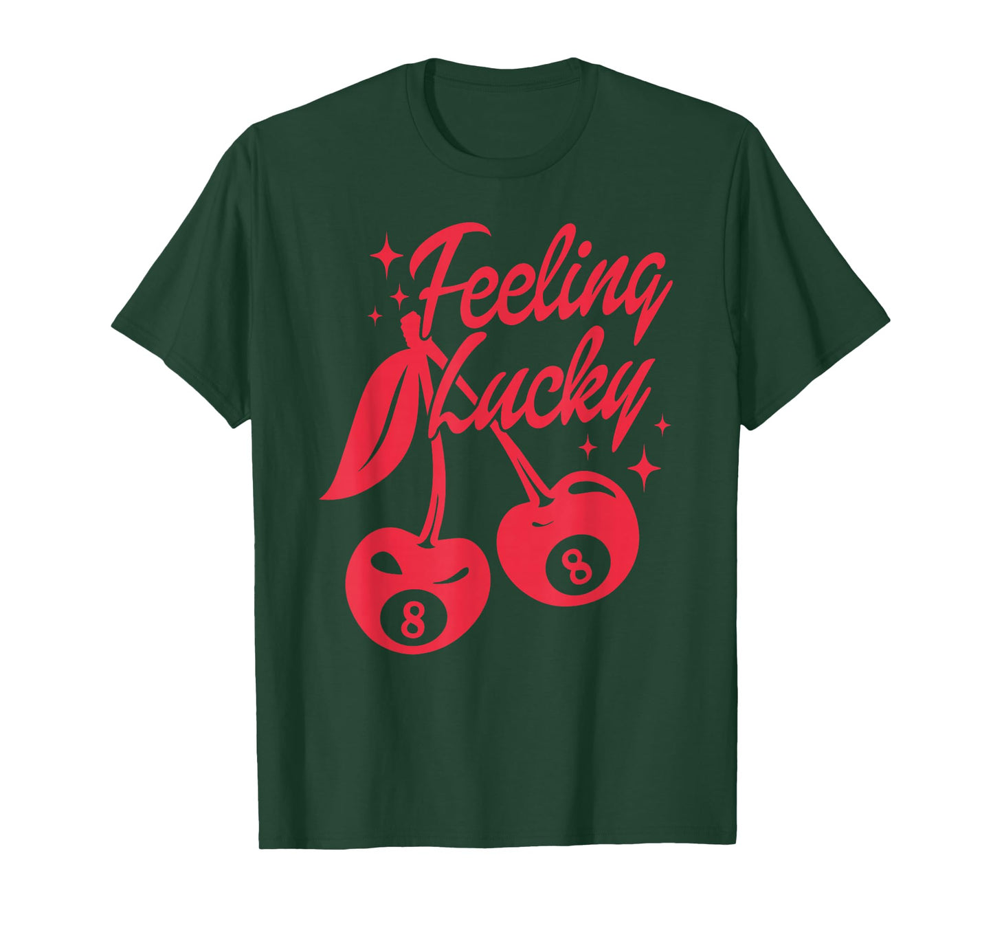 Feeling Lucky Cherry 8 Ball T-Shirt