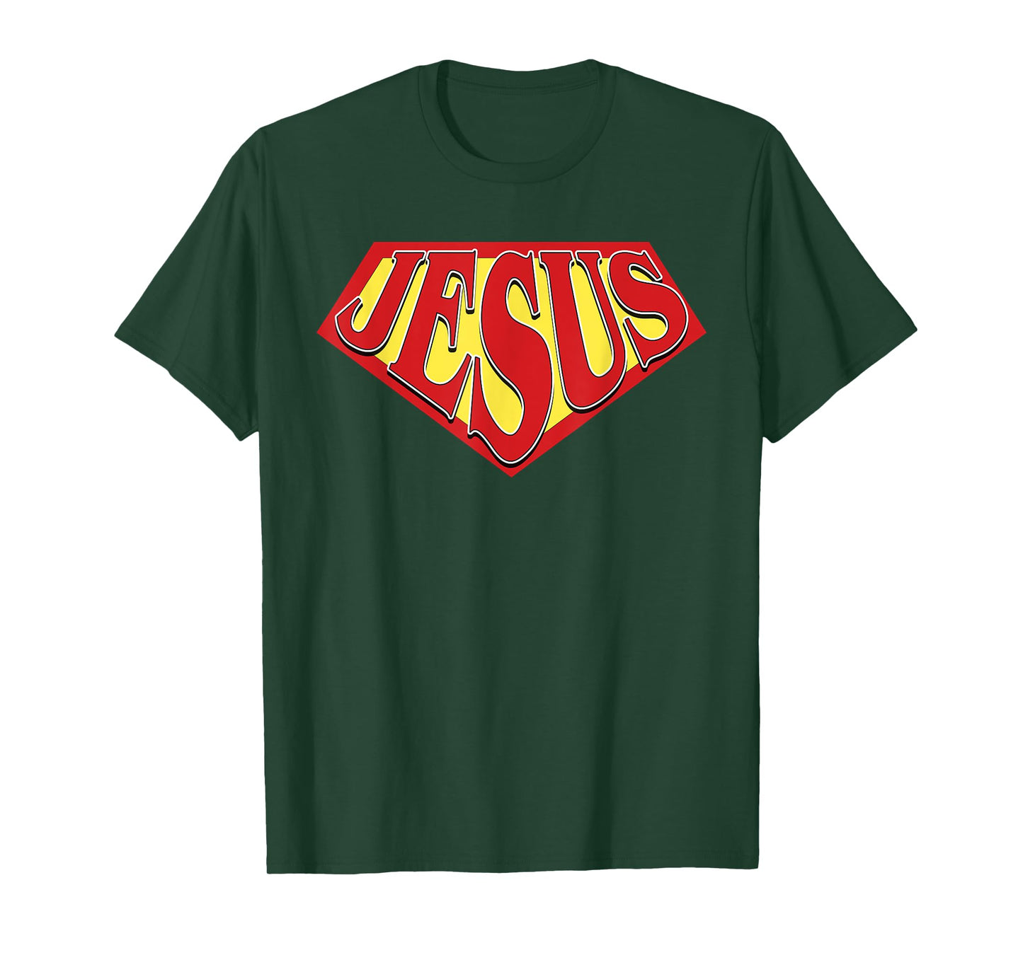 Christian Bodybuilding Powered by Jesus for Weightlifting T-Shirt