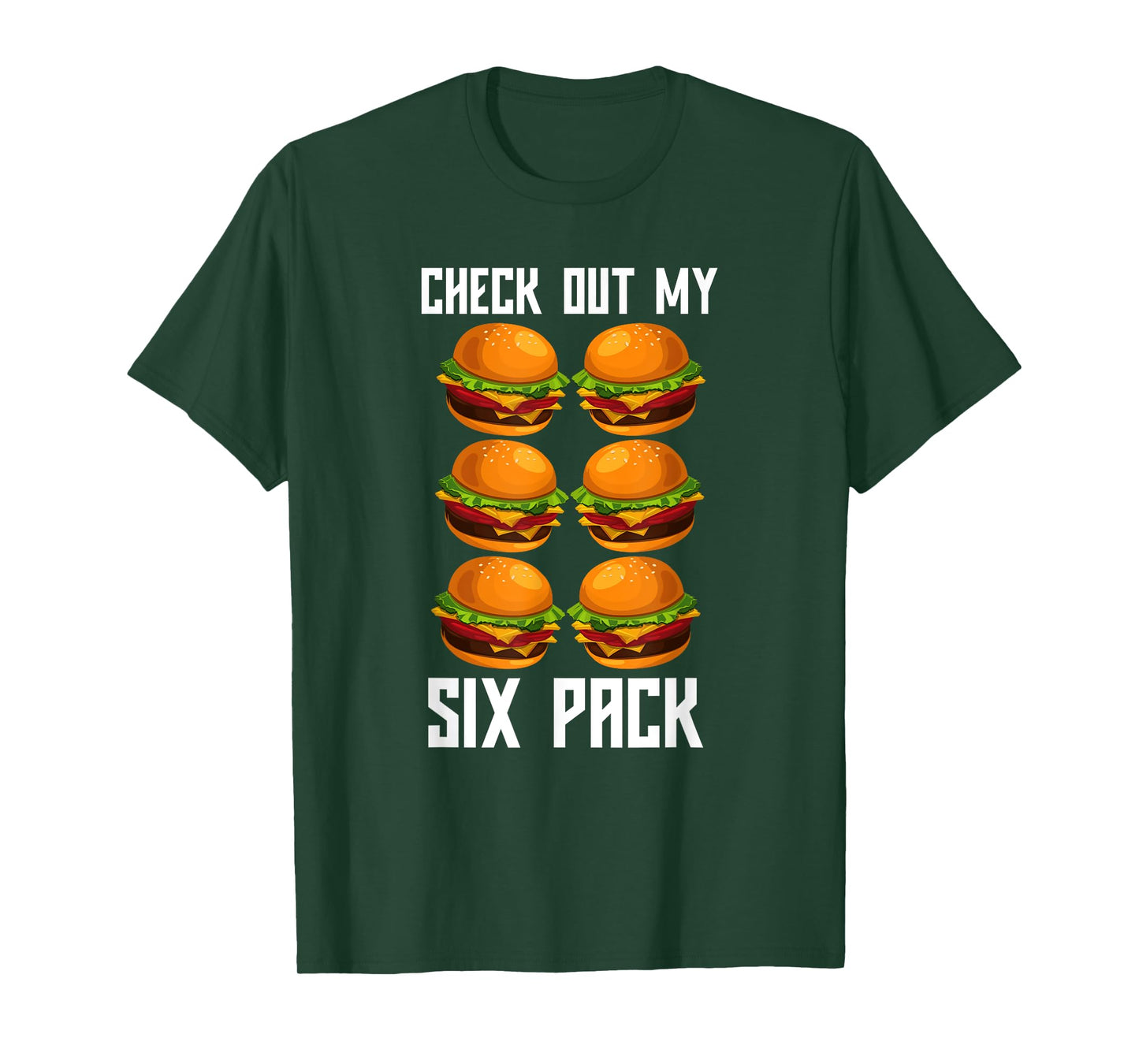 Check Out My Six Pack Burger Shirt Funny Gym T-Shirt