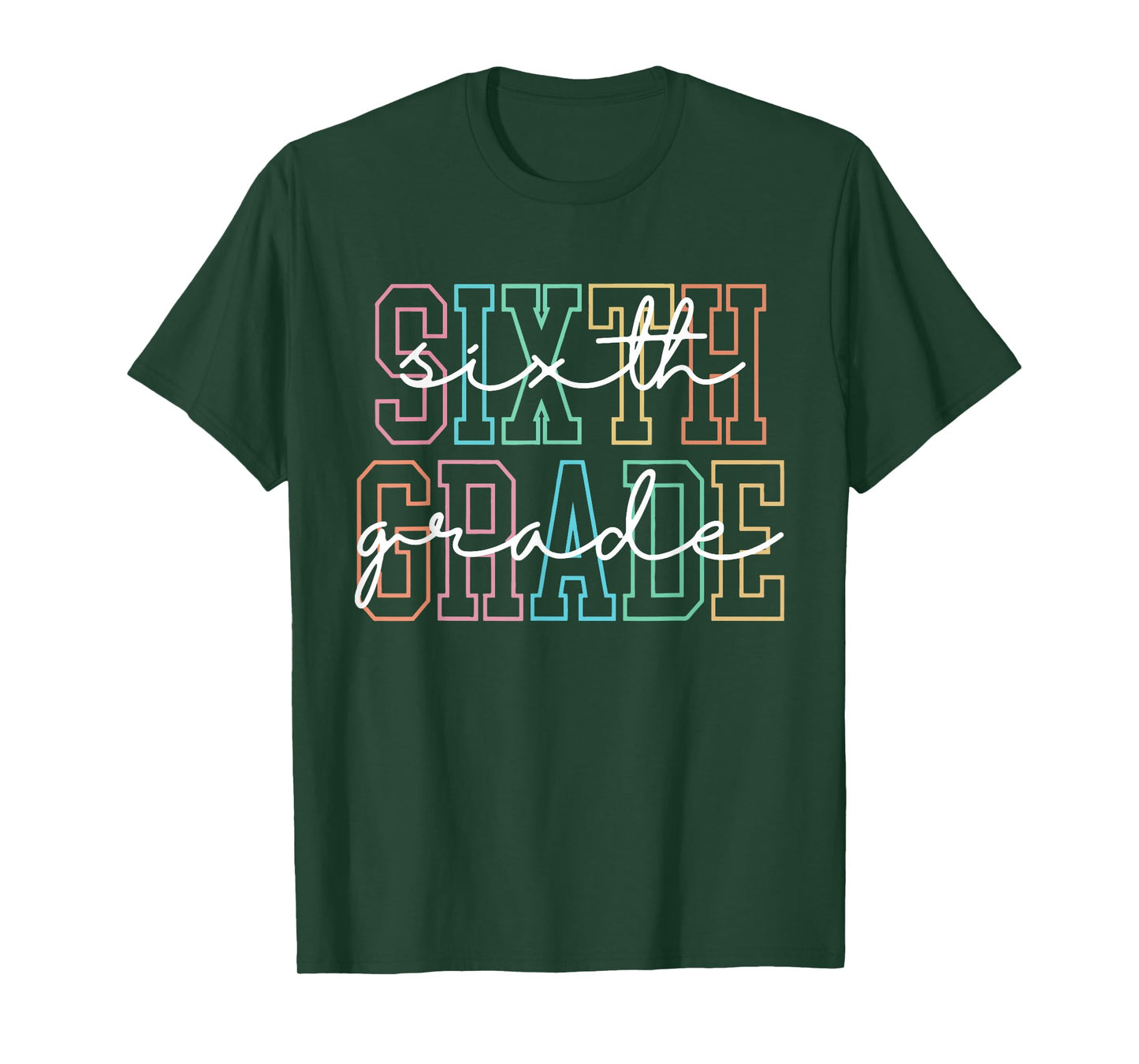 Sixth Grade Squad 6th Grade Team Retro First Day of School T-Shirt