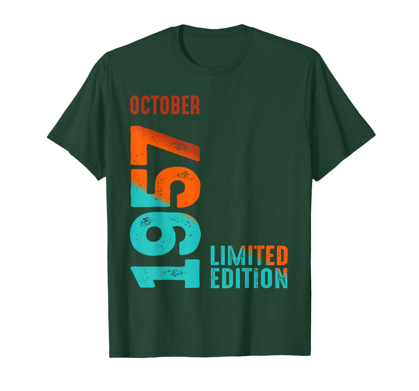October 1957 Limited Edition Birthday T-Shirt