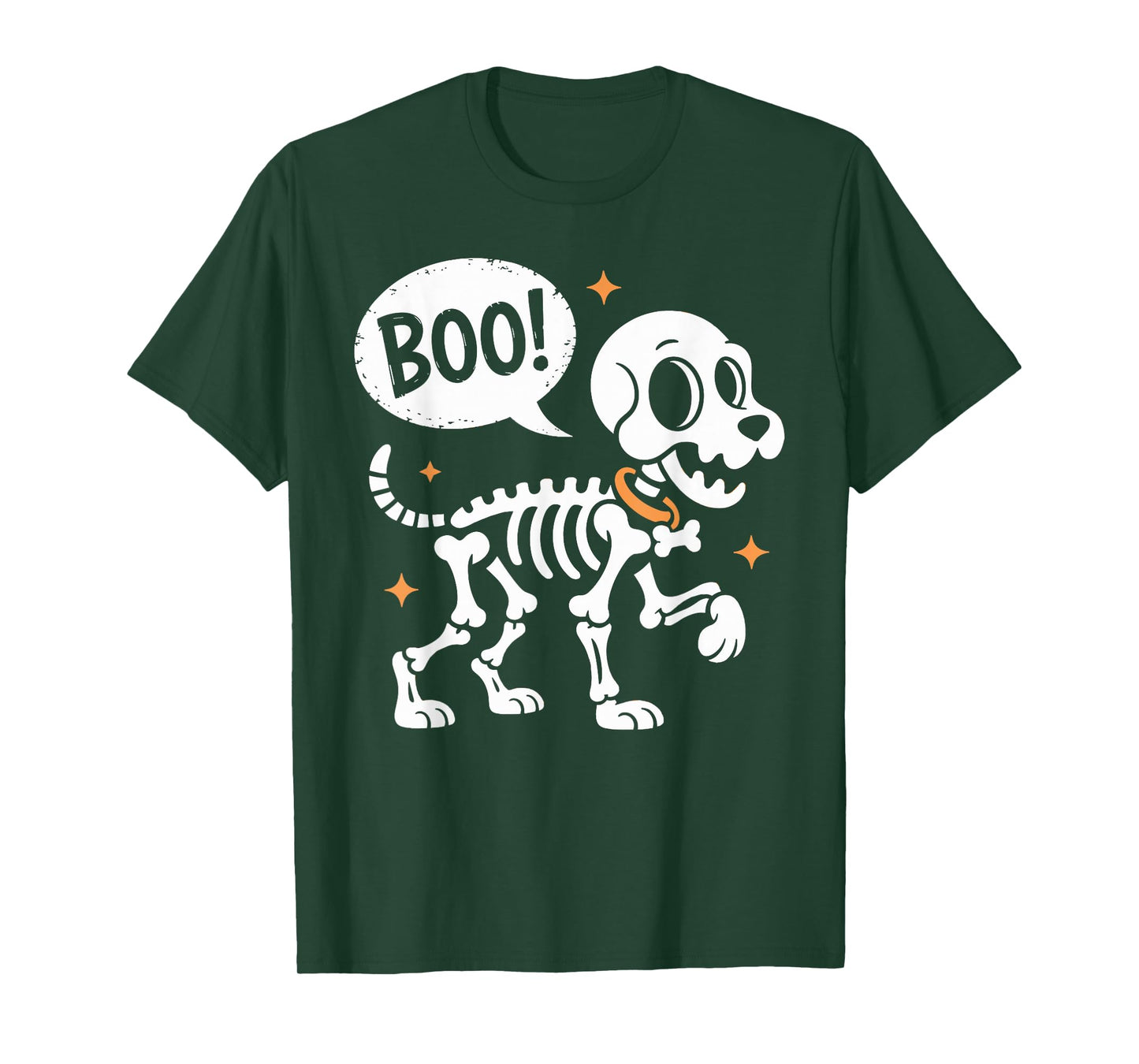 Boo Dachshund Skeleton Costume Halloween Dog T-Shirt