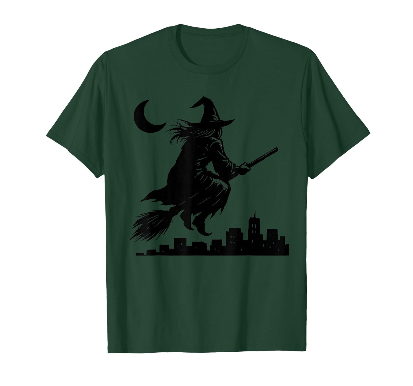 Halloween Witch Flying T-Shirt