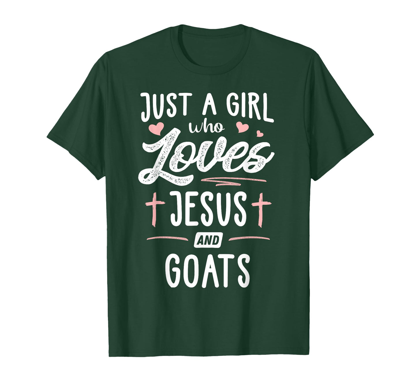 Just A Girl Who Loves Jesus And Goats Women T-Shirt