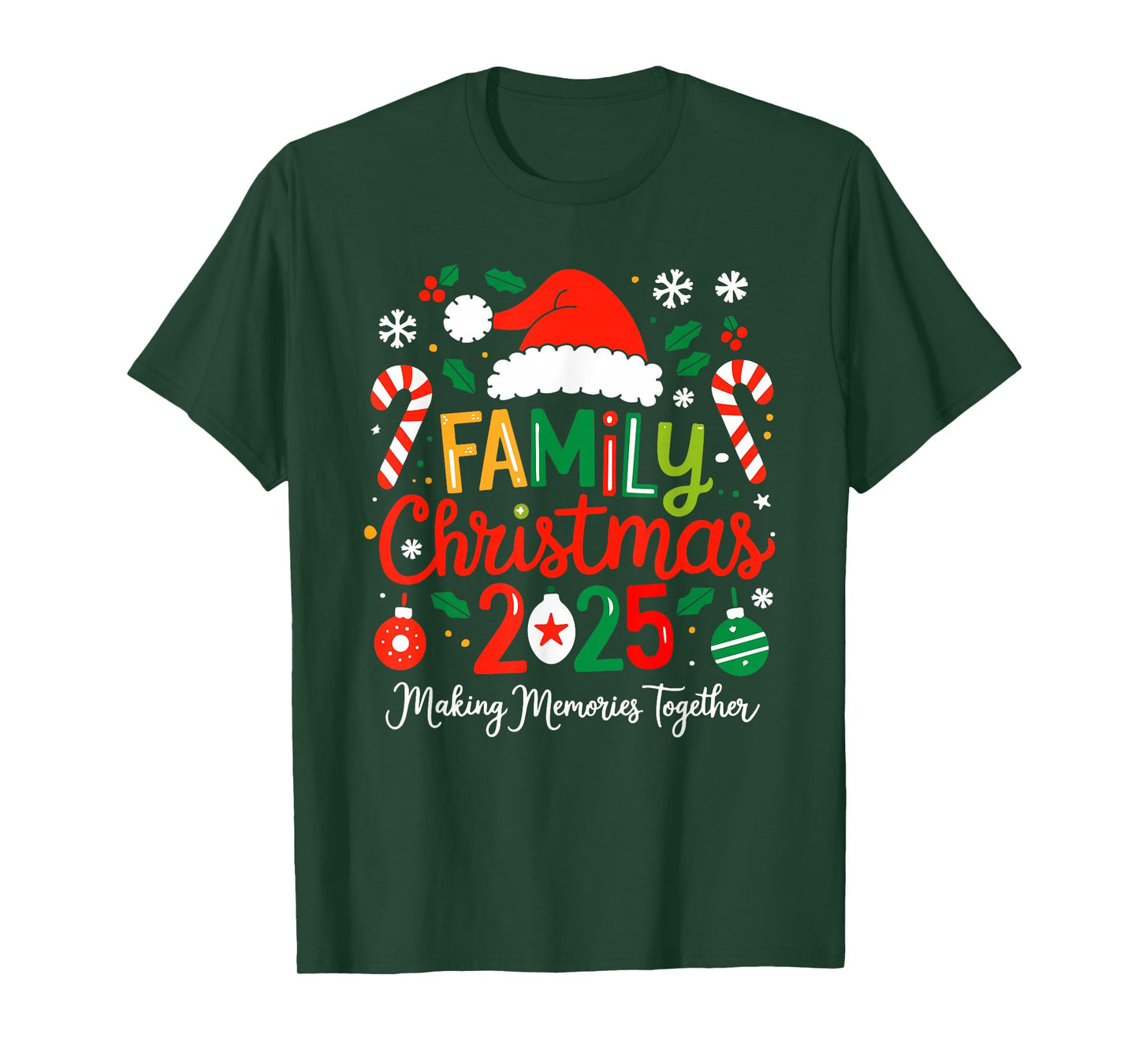 Family Christmas 2025 Matching Family Christmas Xmas Squad T-Shirt