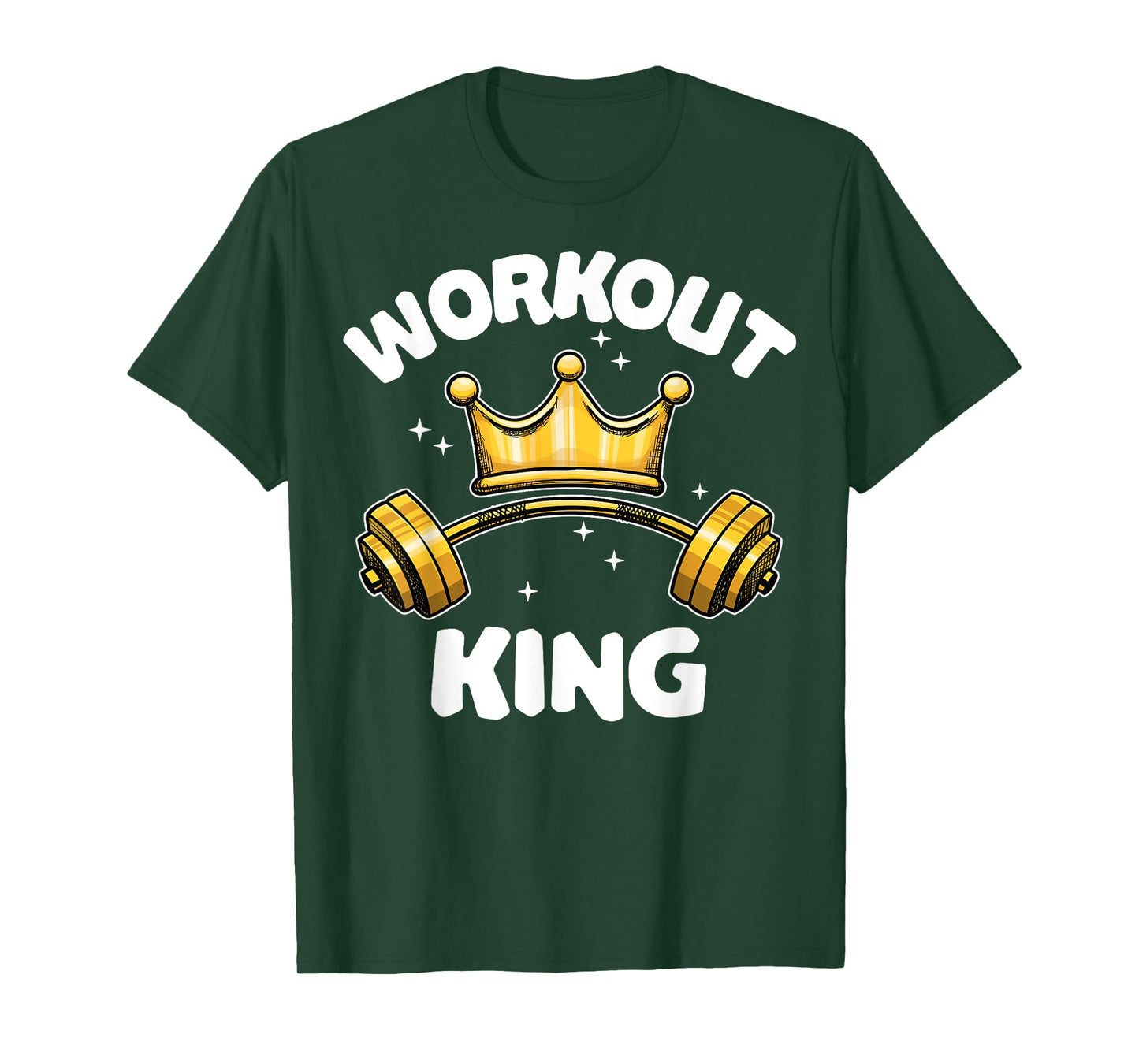 Cool Workout King Partnerlook Team Fitness Training Gym T-Shirt