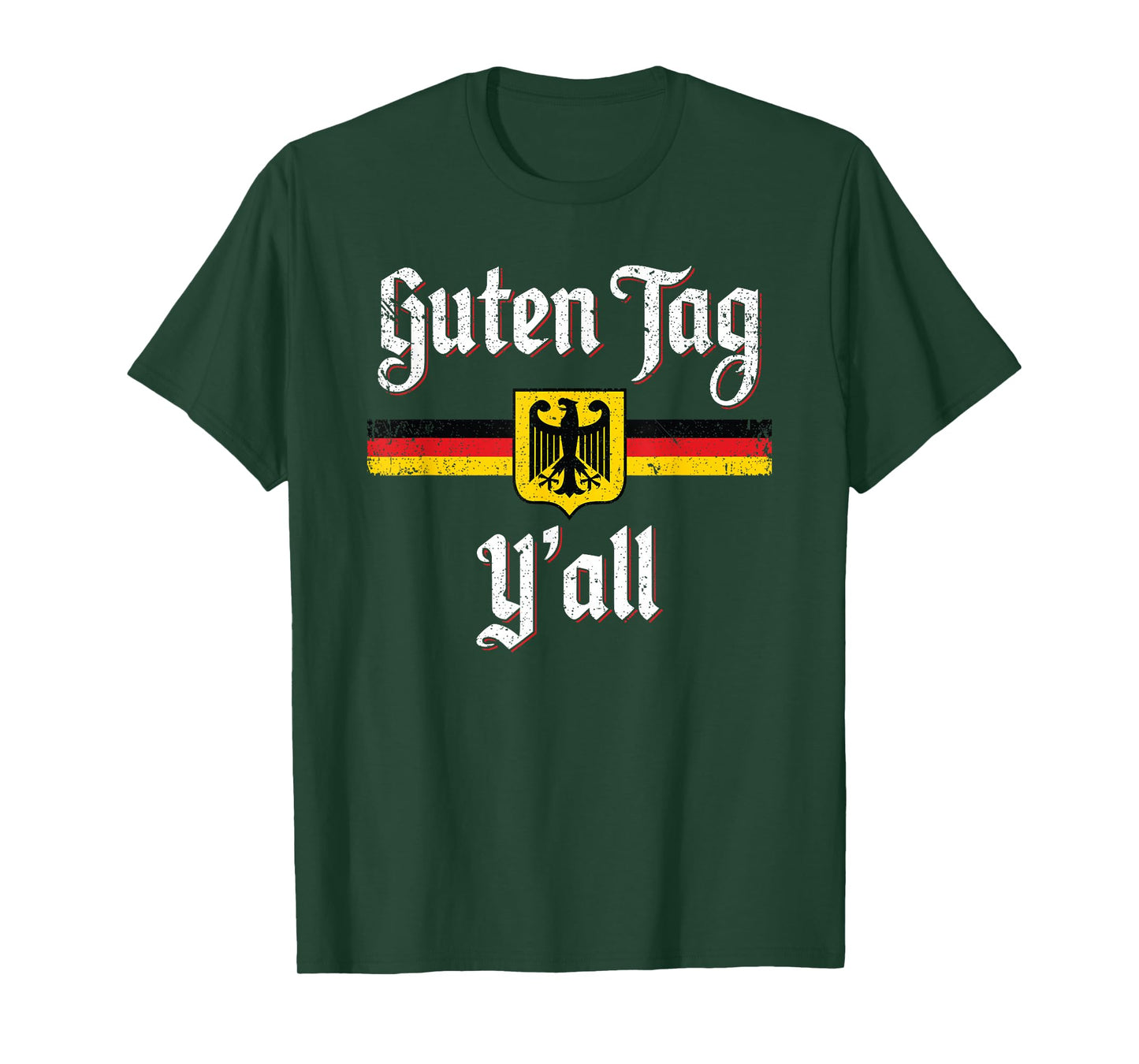 Oktoberfest German Flag Prost Guten Tag Y'all T-Shirt