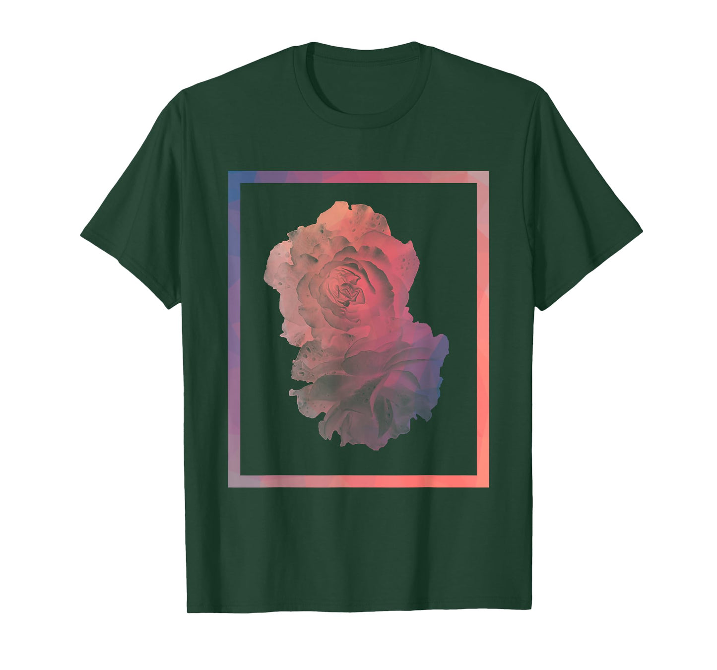Aesthetic Rose Floral Streetwear Pink Pastel Minimalist Art T-Shirt