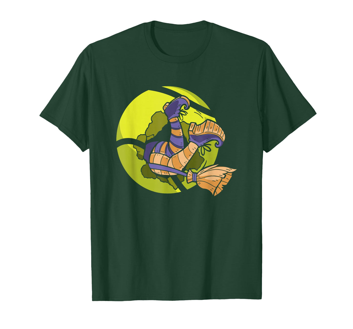 Tennis Player Witch Legs Halloween Humor T-Shirt