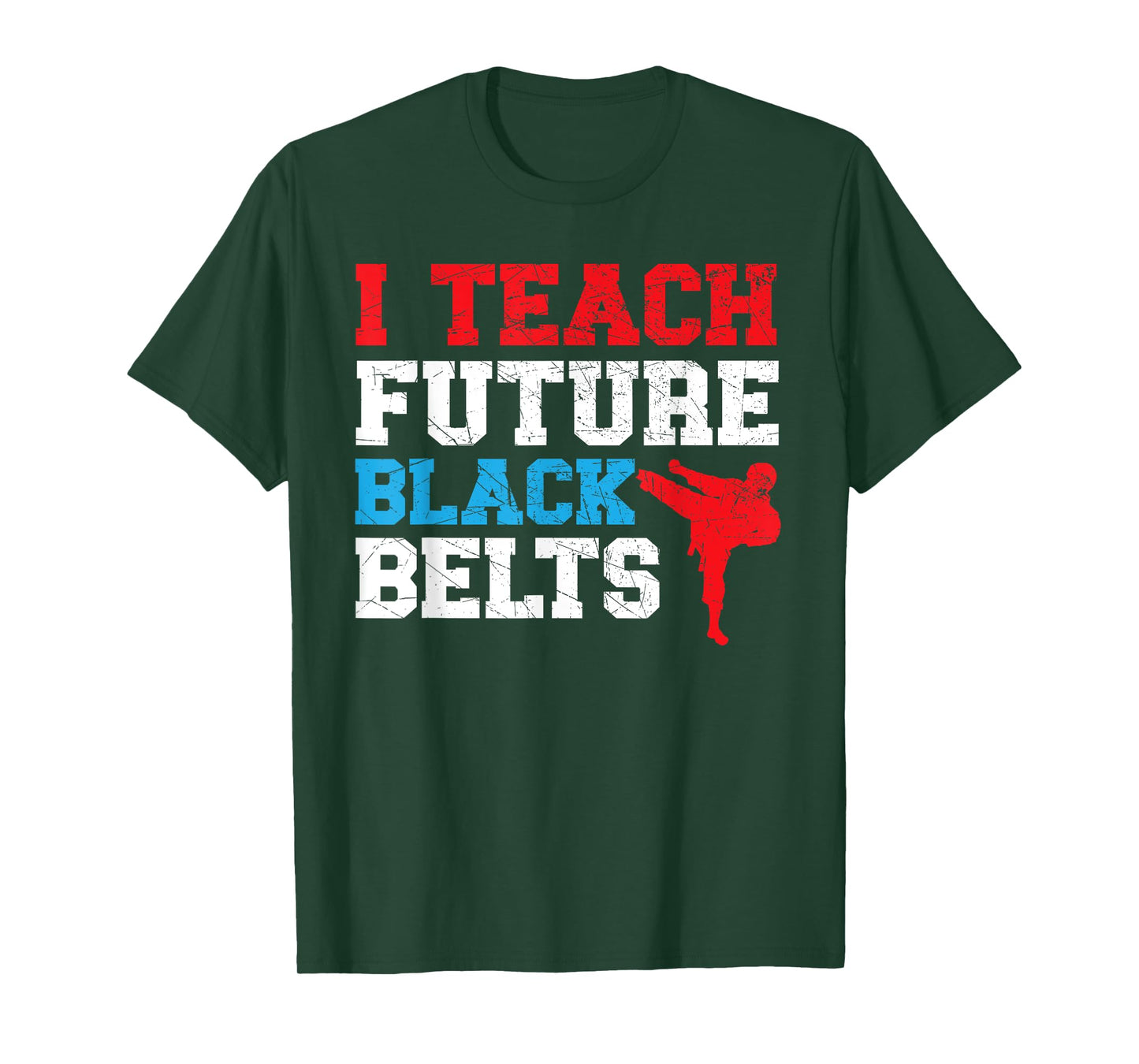 I Teach Future Black Belts Martial Arts Taekwondo T-Shirt