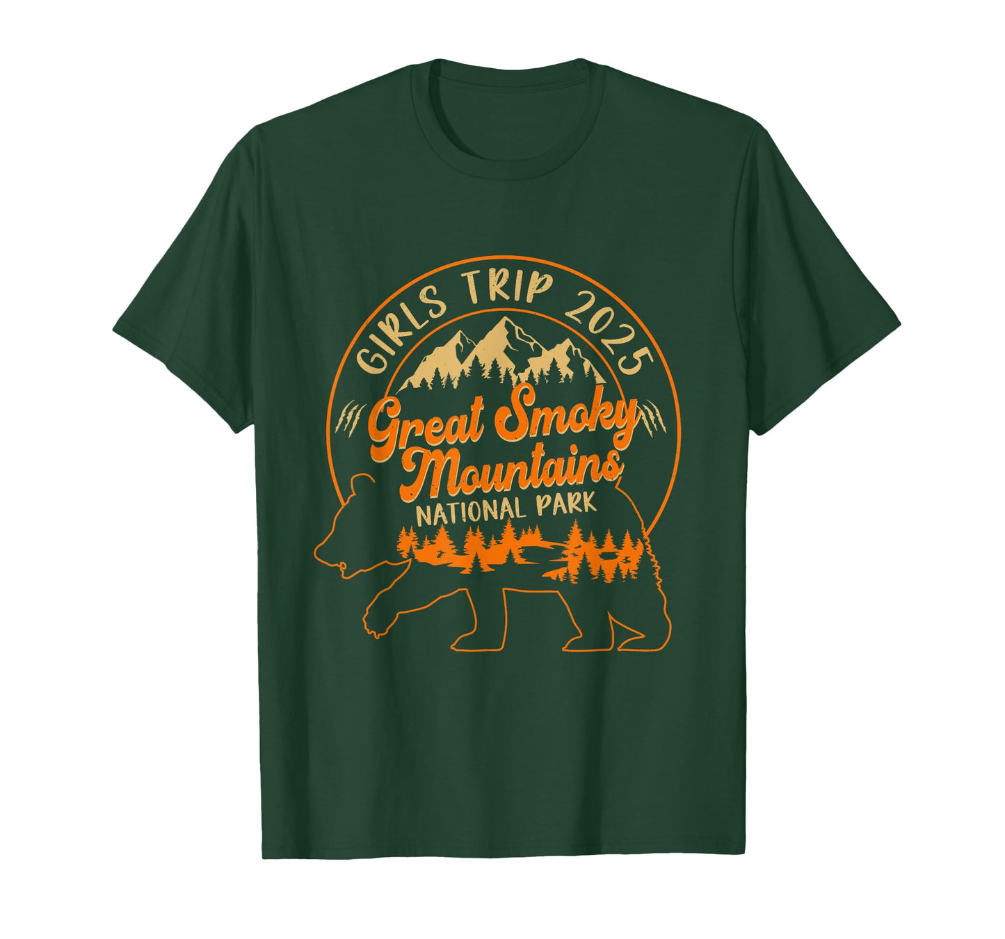 Girls Trip 2025 Great Smoky Mountains National Park Vacation T-Shirt