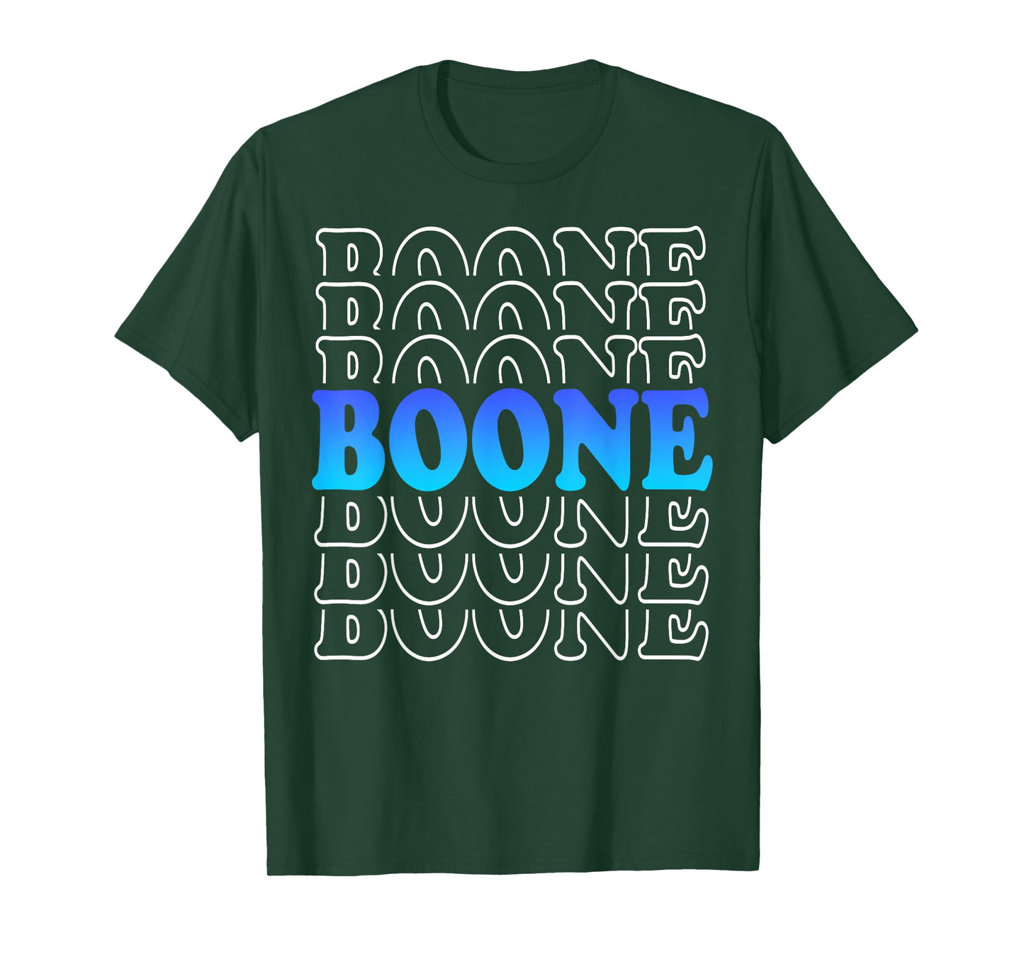Boone Family Name I Love Boone Personalized Vintage T-Shirt