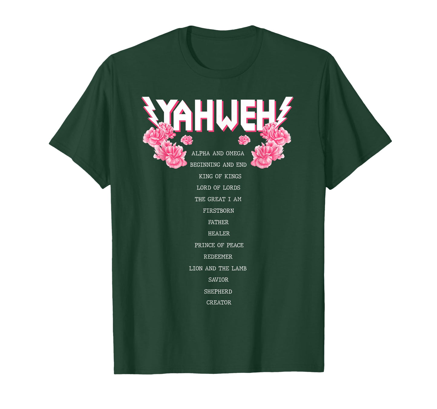 Yahweh Christian Religious YHWH Apparel Men and Women T-Shirt