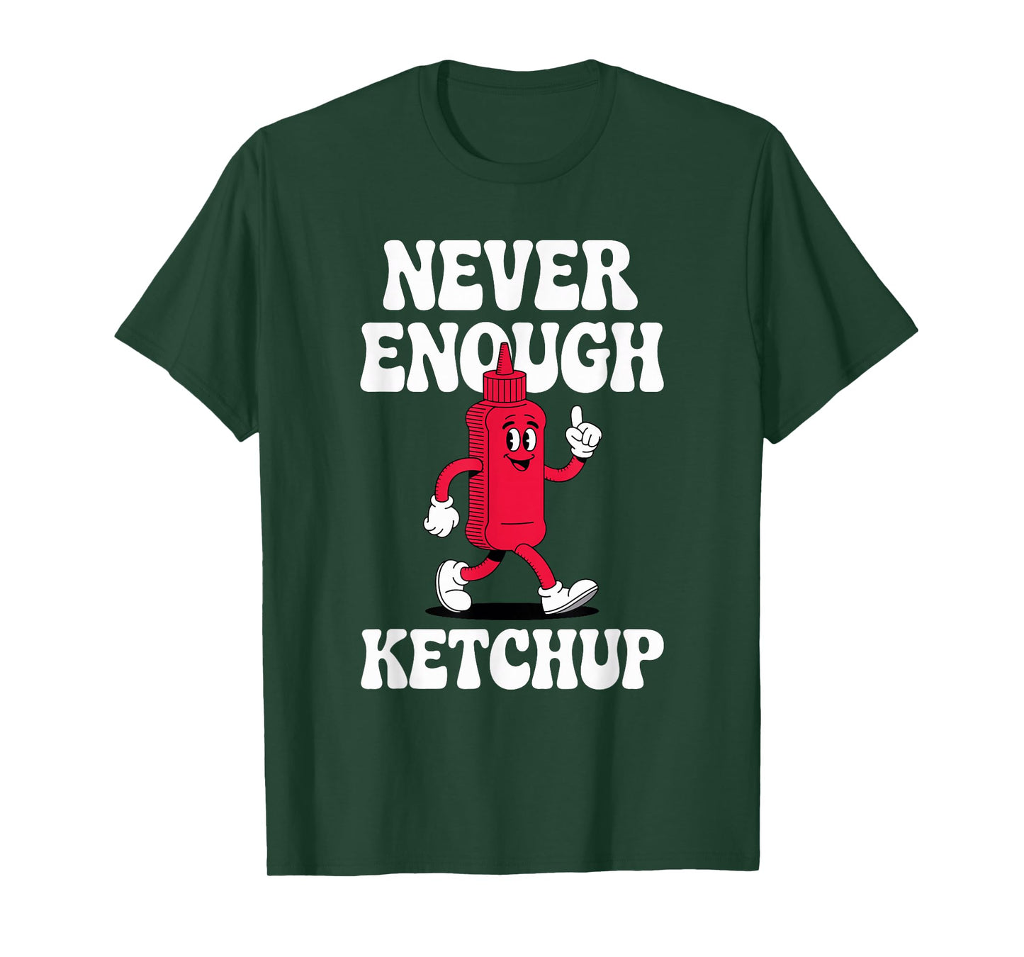 Funny Retro Ketchup Men Women Boys or Girls Ketchup T-Shirt