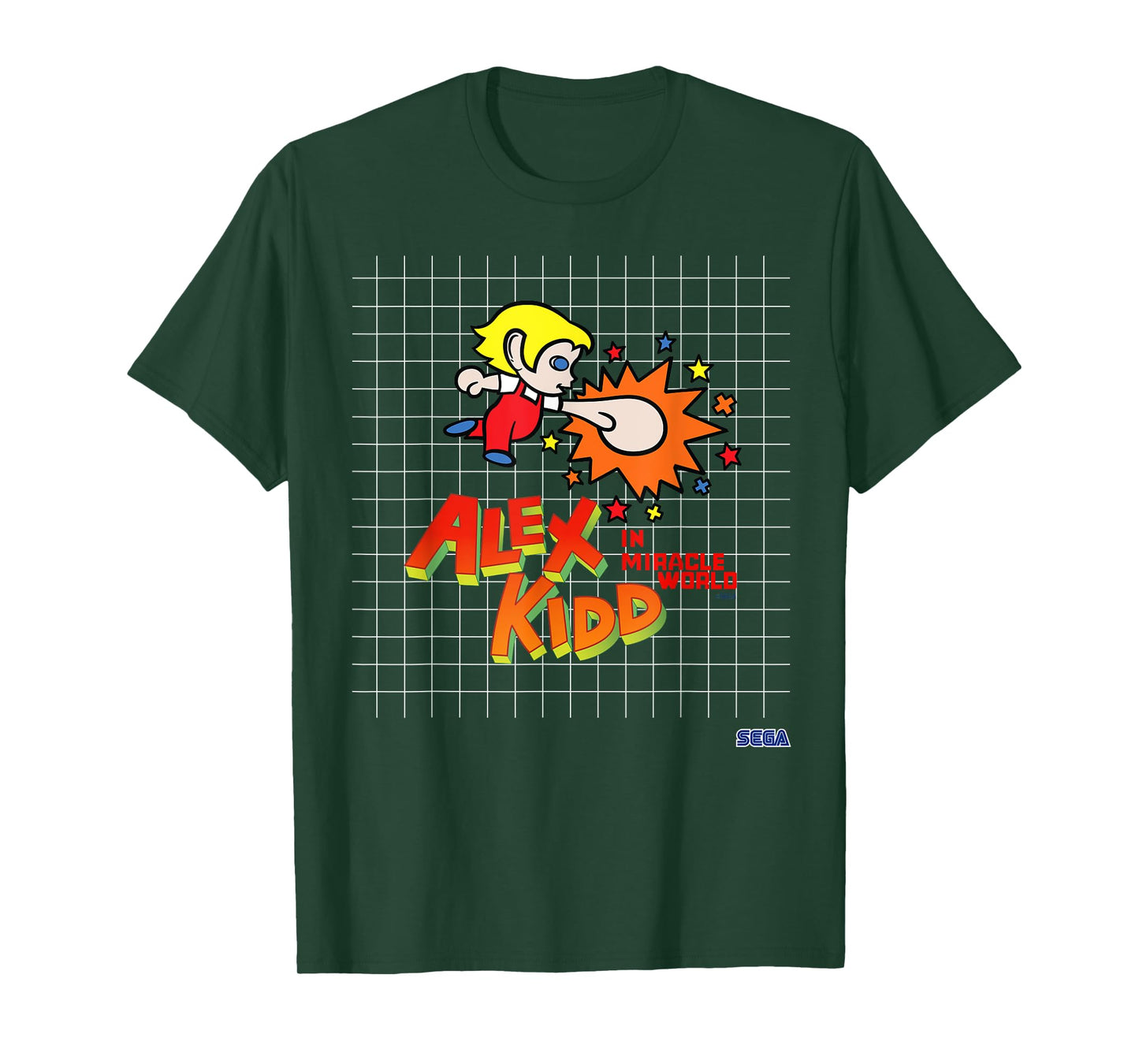 Alex Kidd key art SEGA Master System video game T-Shirt