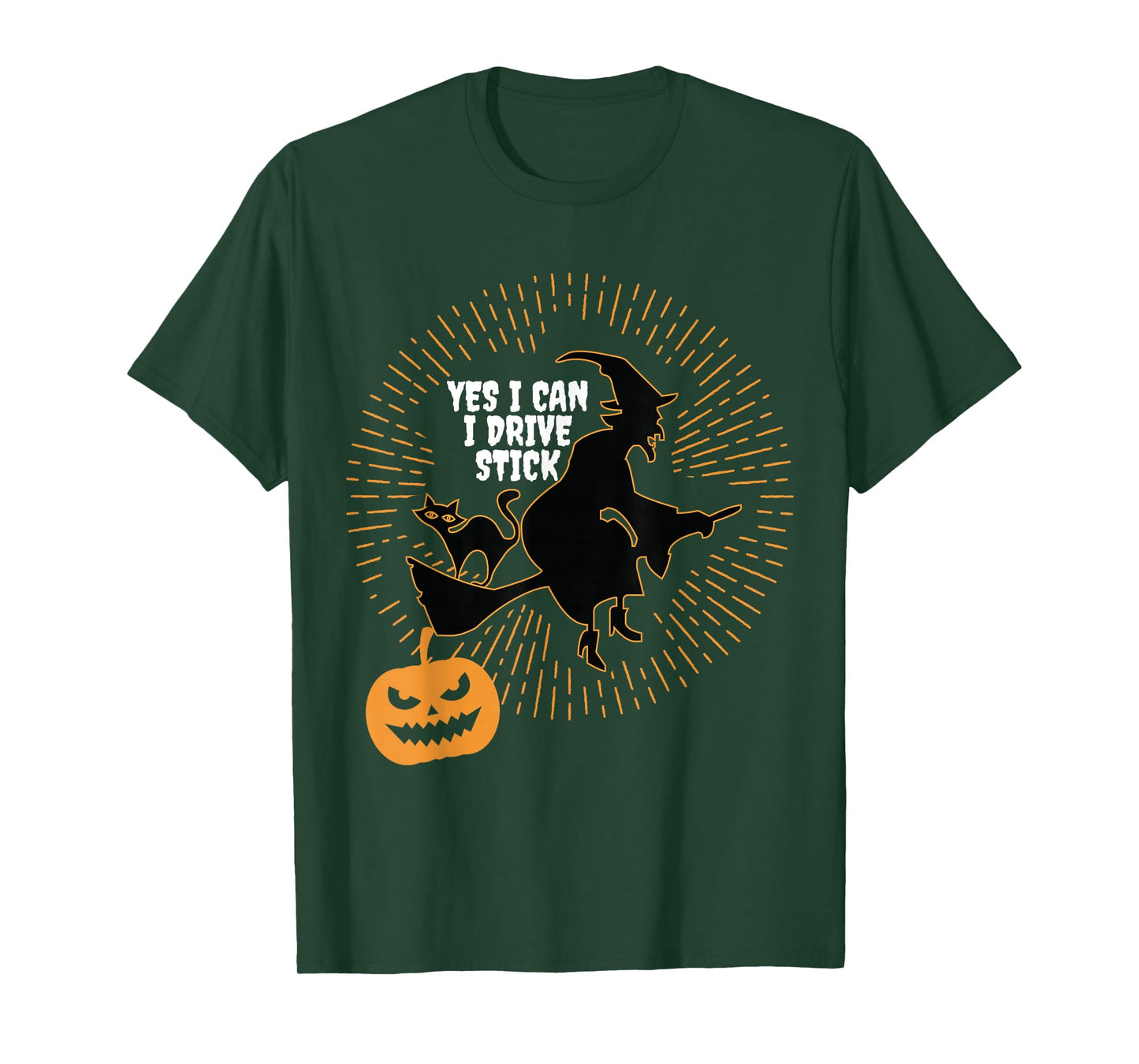 Women Yes I Can Drive Stick Halloween T-Shirt