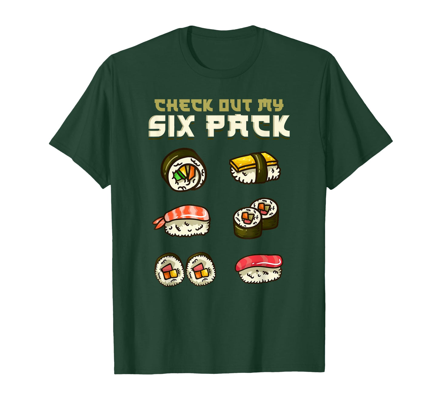Sushi Japanese Gym T-Shirt